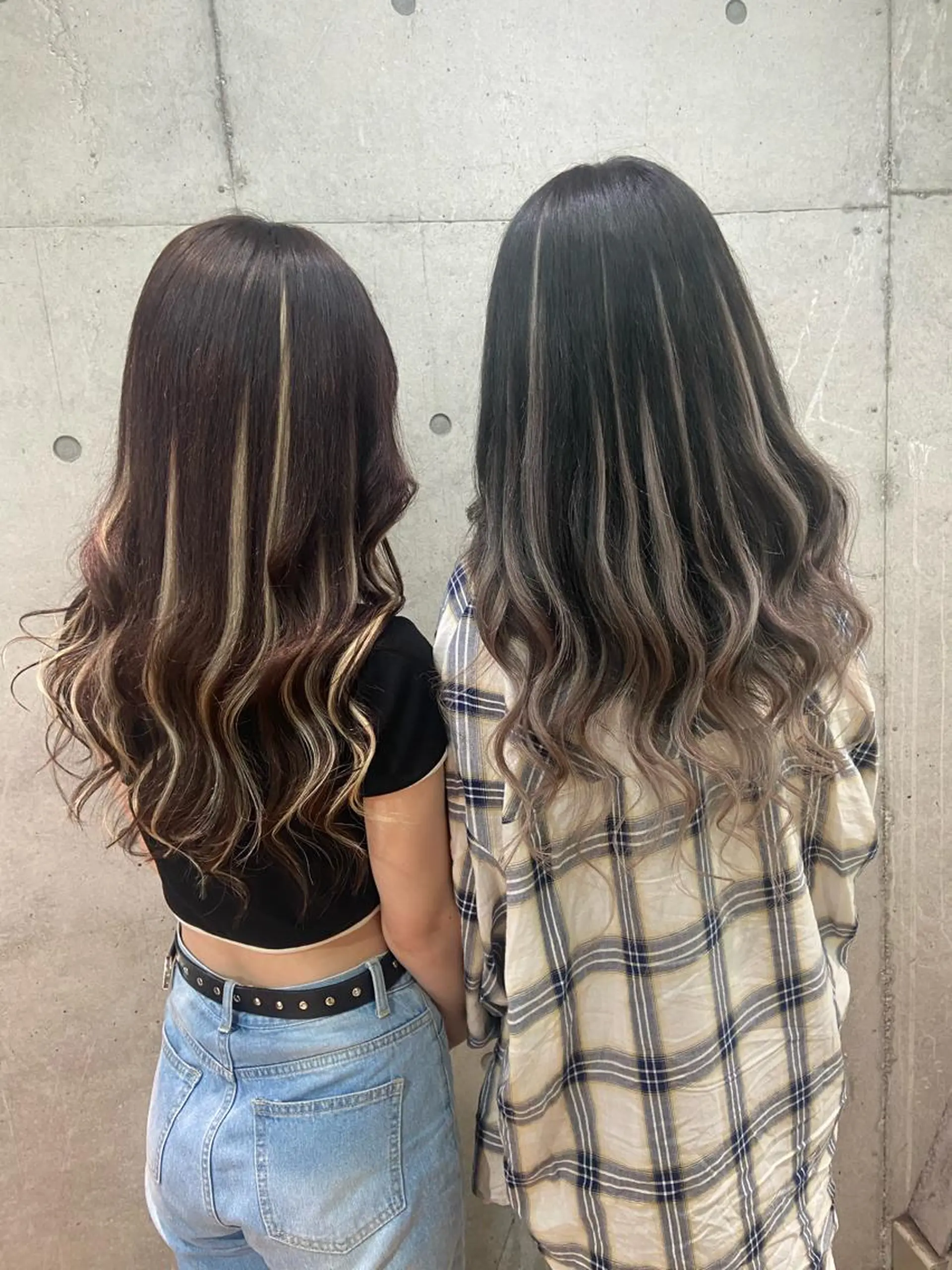 ミディアム カラー プルエクステ エクステ ヘアカラー エクステ 🧸プルエクステ❤︎ ネイルKAO🧸のヘアスタイル