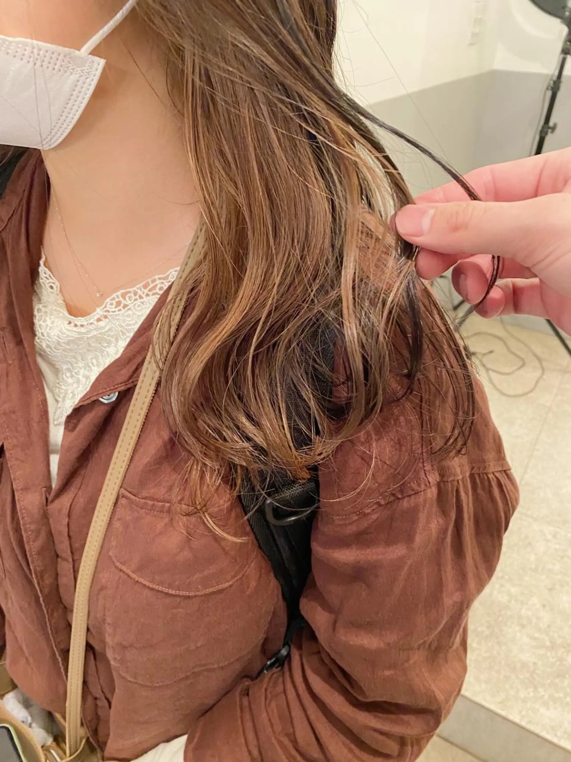 ミディアム カラー ヘアカラー トリートメント IVORY.所属・🟩くすみブラウン/ ショート/ボブ/大司のヘアスタイル