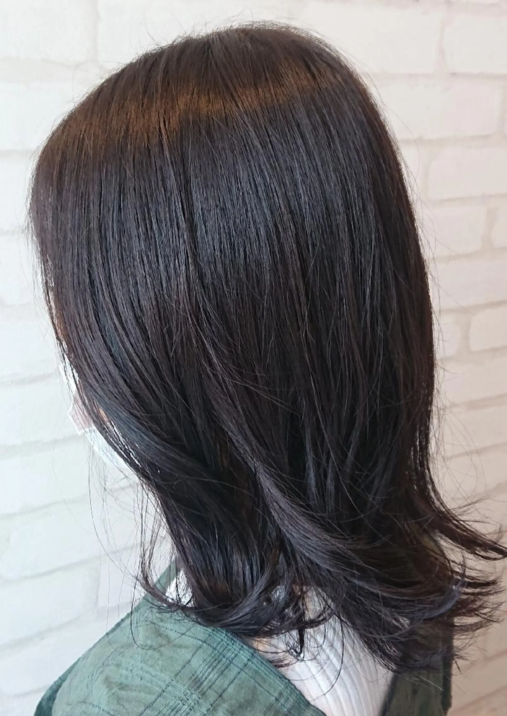 ミディアム カット ヘアカラー トリートメント 戸高 裕也のヘアスタイル