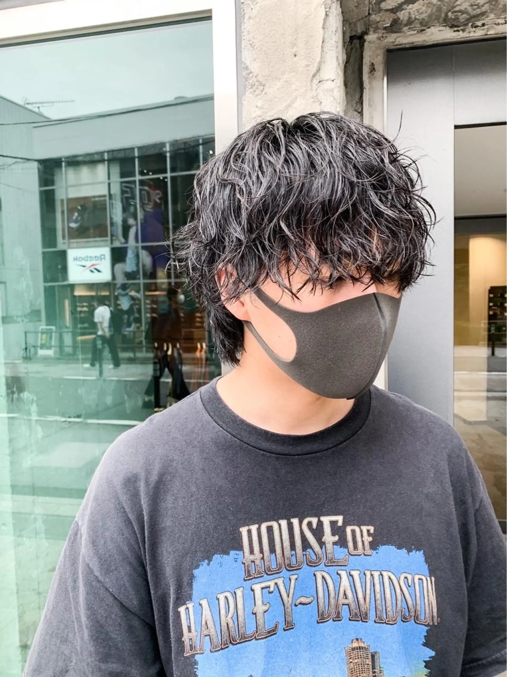 ショート パーマ メンズ 🌷FUKA🌷 まろやかハイトーンのヘアスタイル