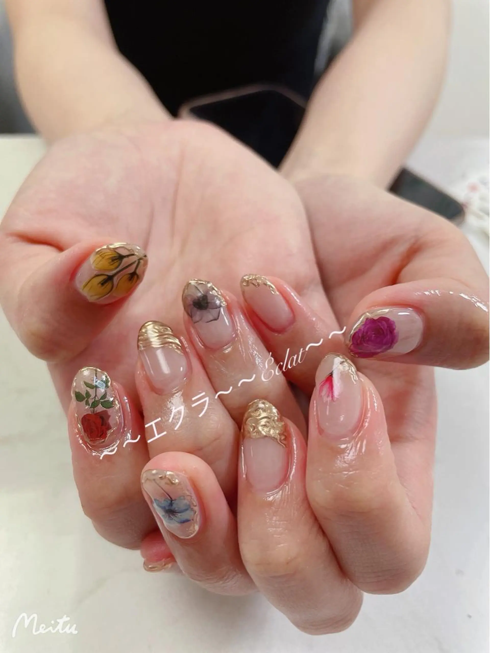 ネイル ハンドネイル ハンドケア ネイルサロンエクラ 🫧Shizukaのネイルデザイン