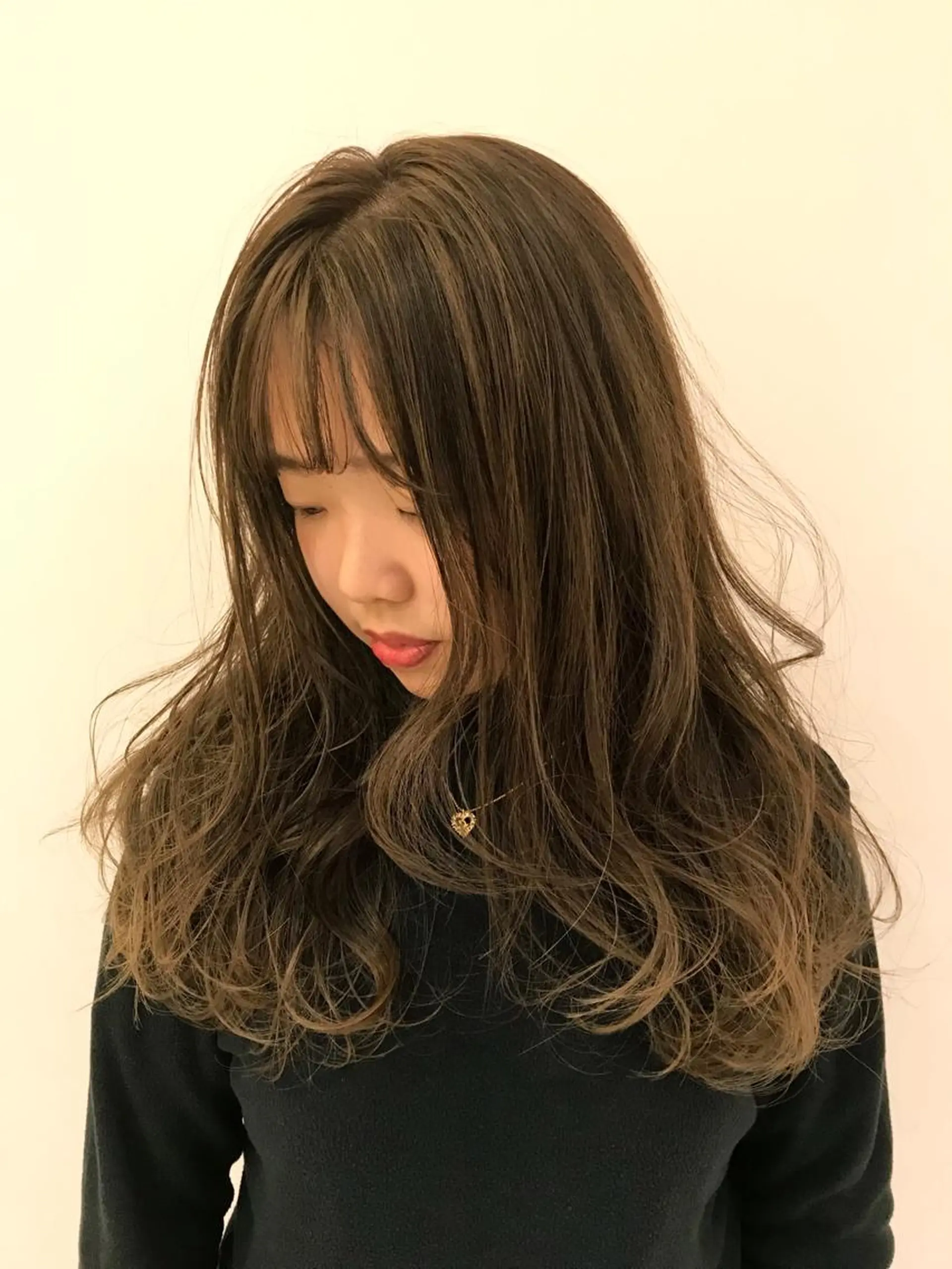 ロング カラー シールエクステ⭐️ オオミタクヤのヘアスタイル