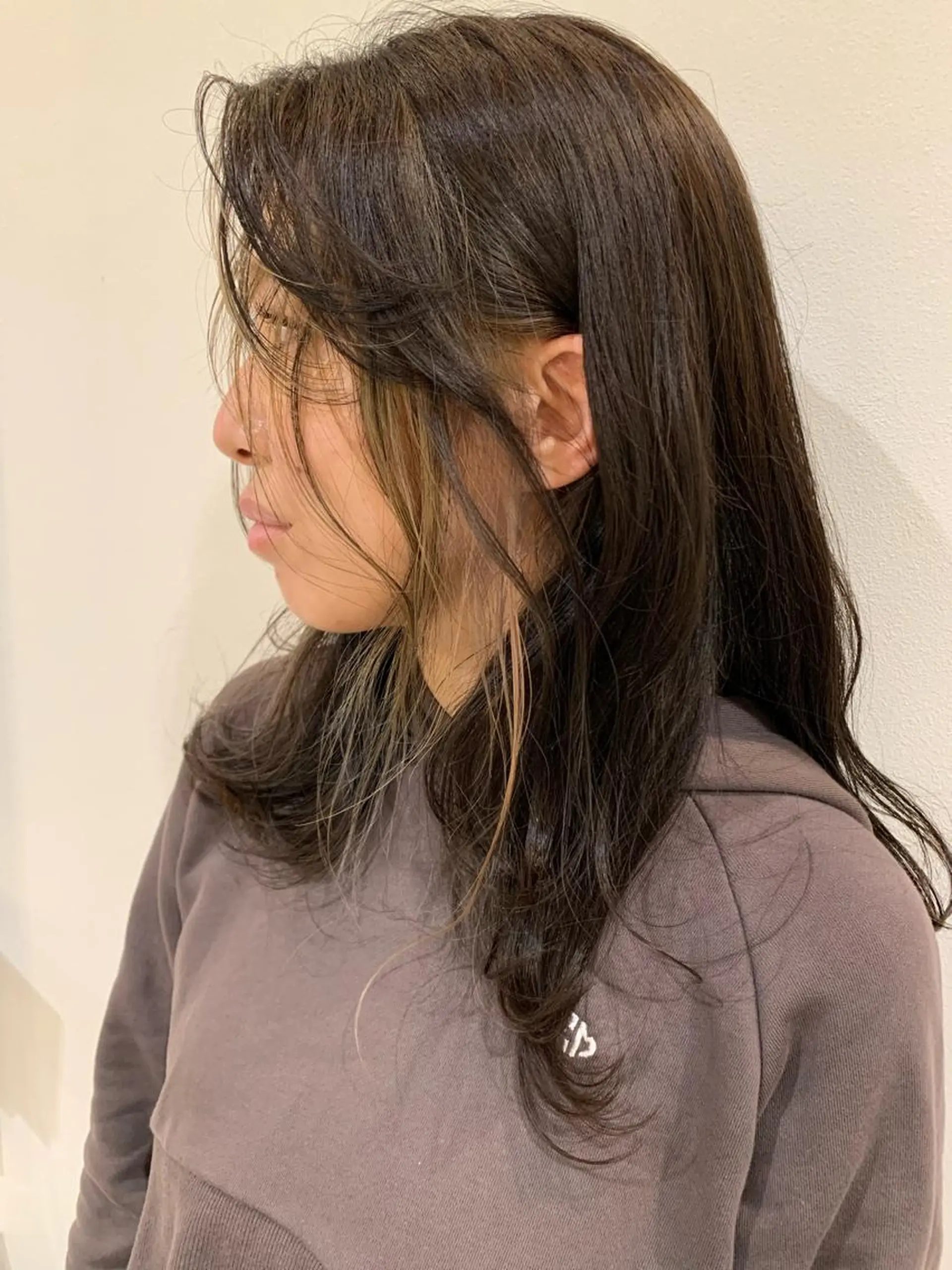 セミロング カラー 💎K-two名古屋 安田ちづる💎のヘアスタイル