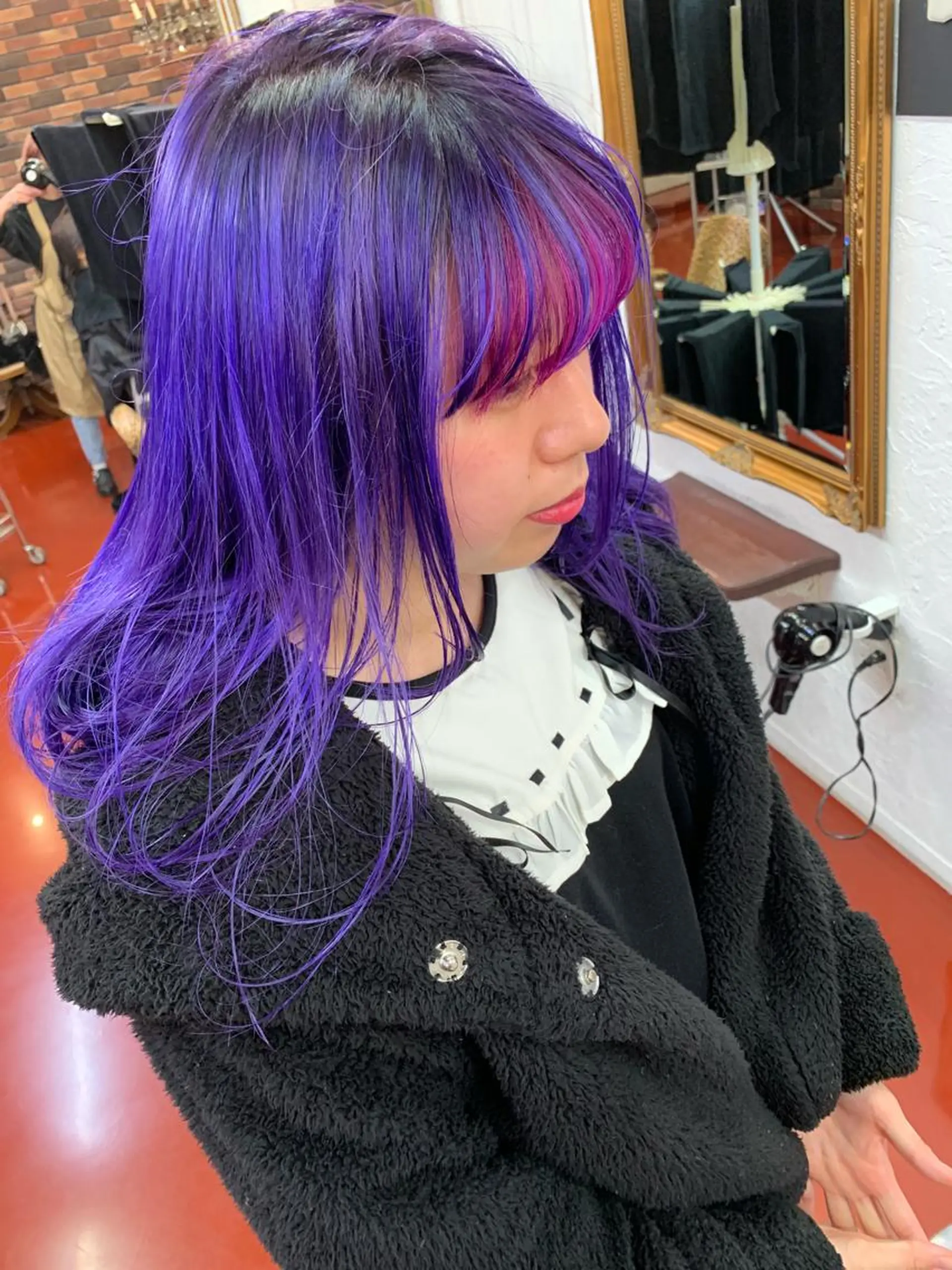 セミロング カラー ピンクベージュ/新潟 万代/高橋桃葉🍑のヘアスタイル