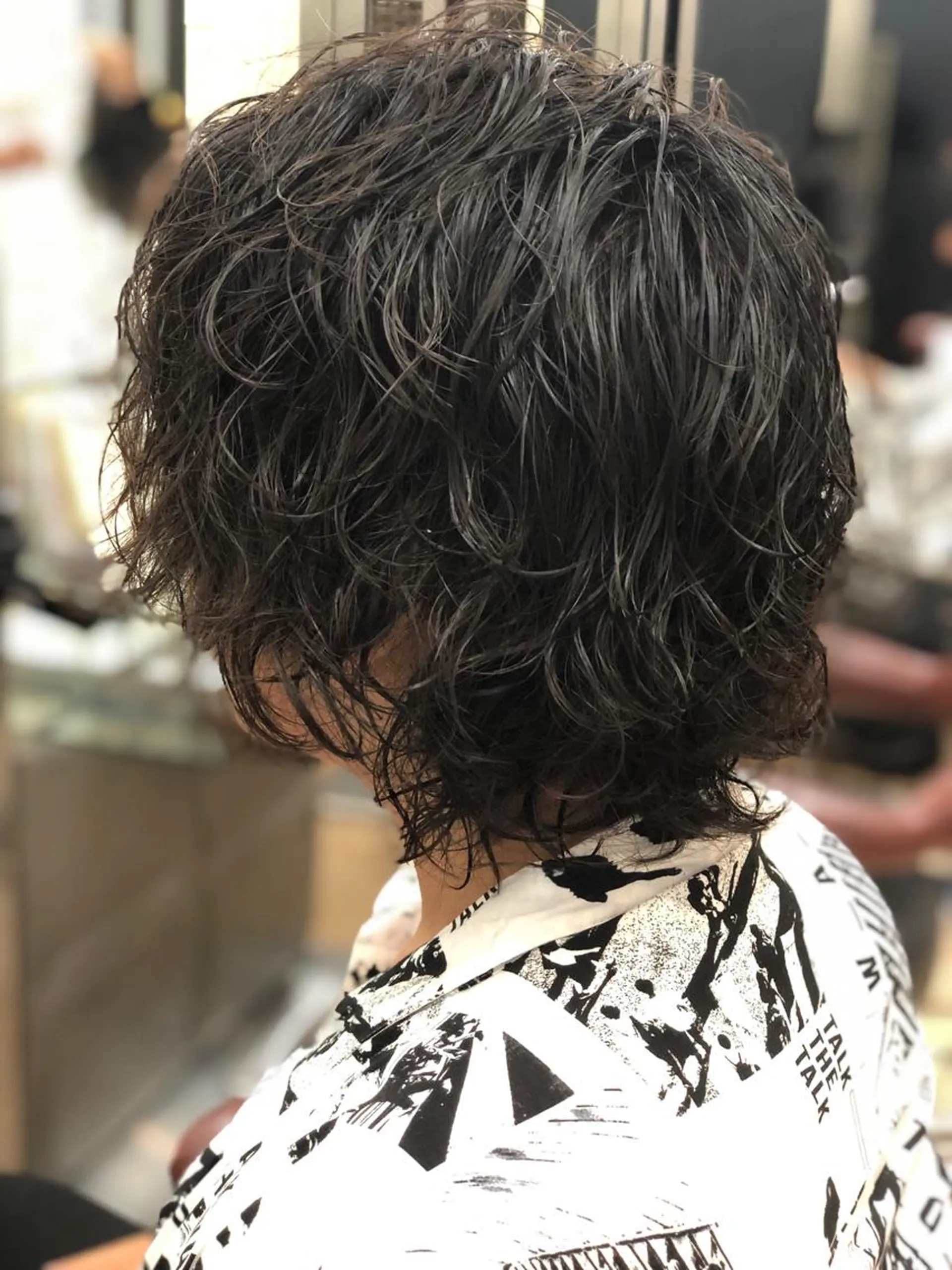 ショート パーマ メンズ 斎藤 みくのヘアスタイル