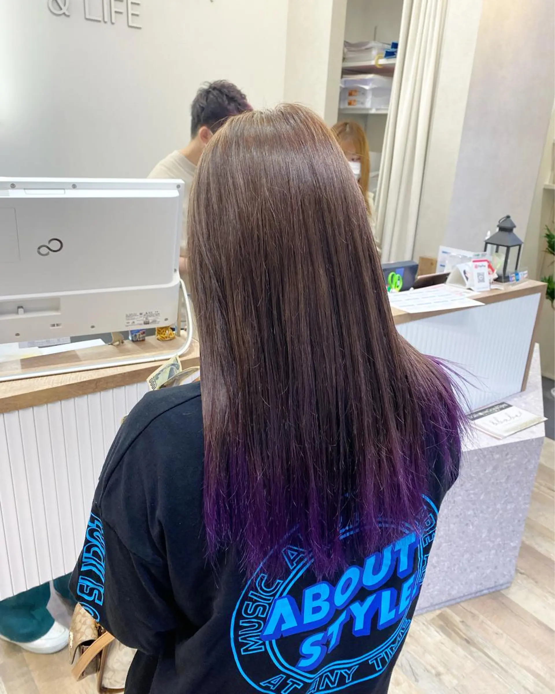 ロング カラー Becky Lash 小倉店所属・アイブロウWAX 🌷モデル募集中🌷のマツエク・マツパデザイン