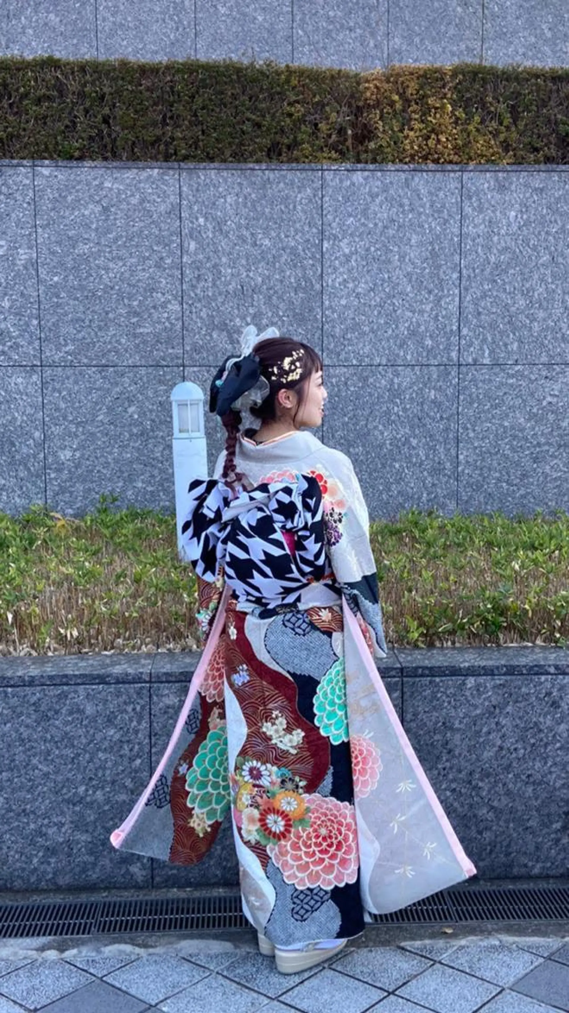 ロング 卒業式のヘアスタイル 学生 韓国風ヘア ロング 着付け 当日予約大歓迎💕/ Chisatoのその他イメージ