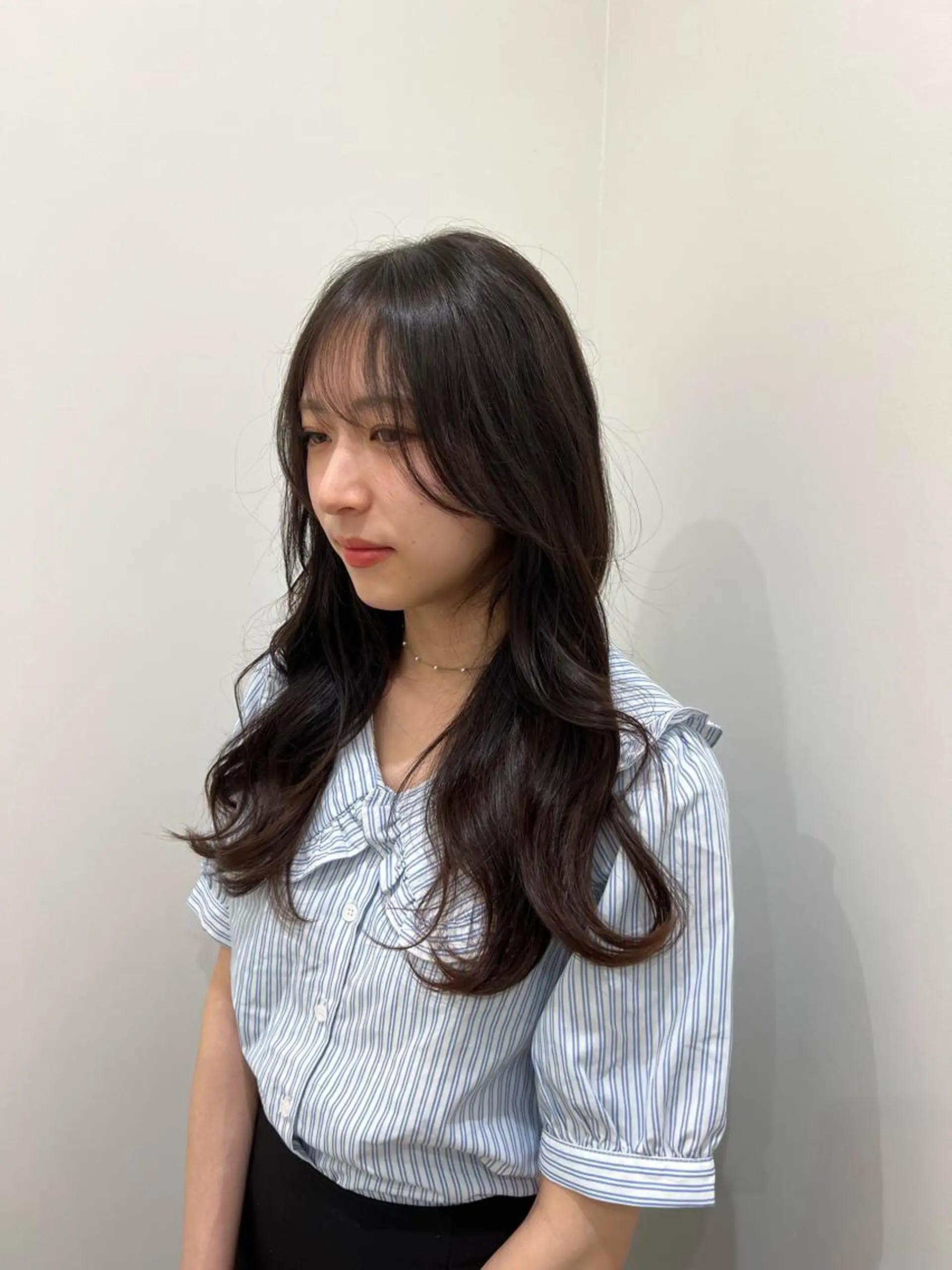 ロング 艶カラー/アイドル 前髪/内藤　輝のヘアスタイル