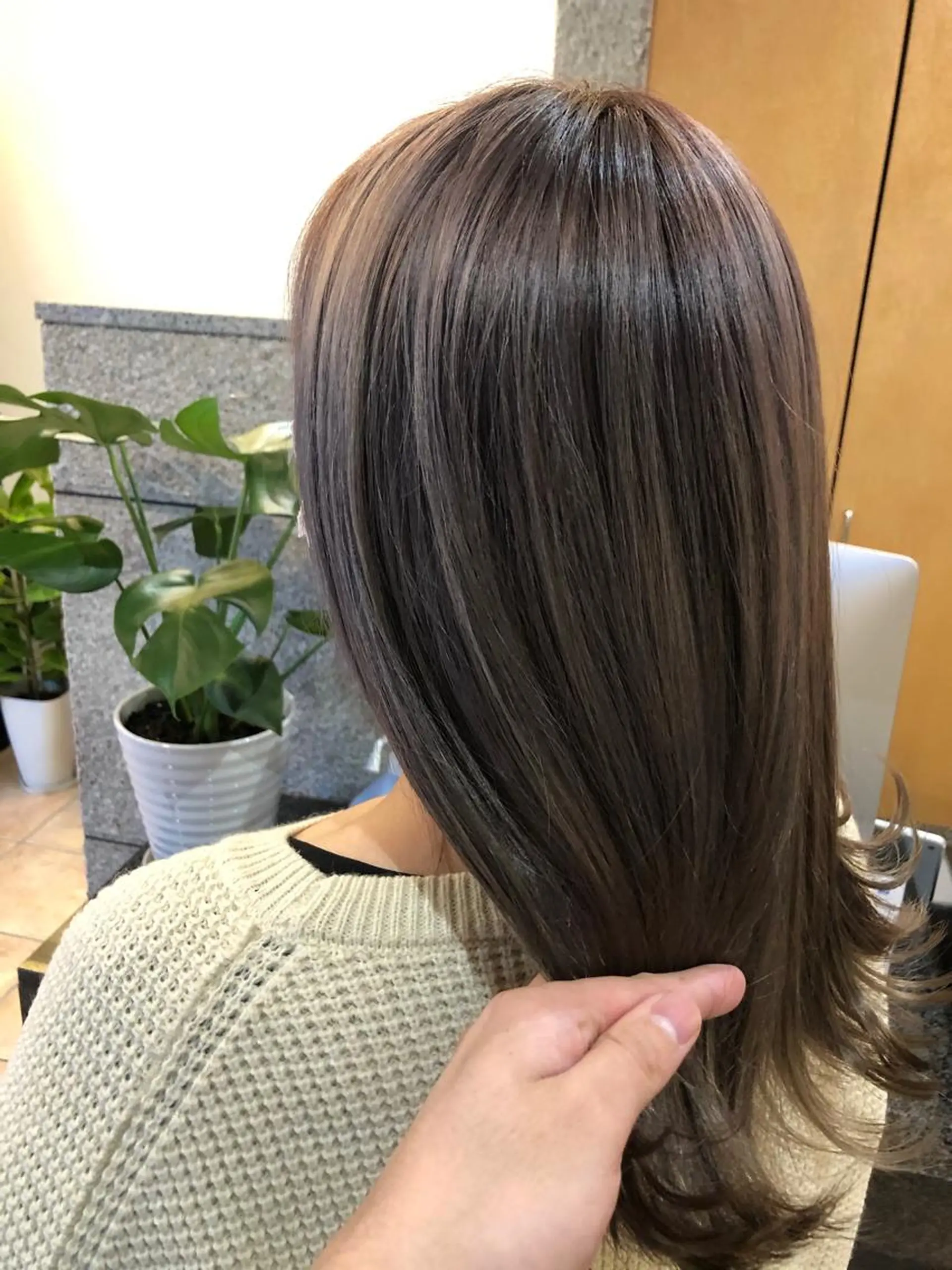 ミディアム カラー olino 【オリノ】西田辺のヘアスタイル