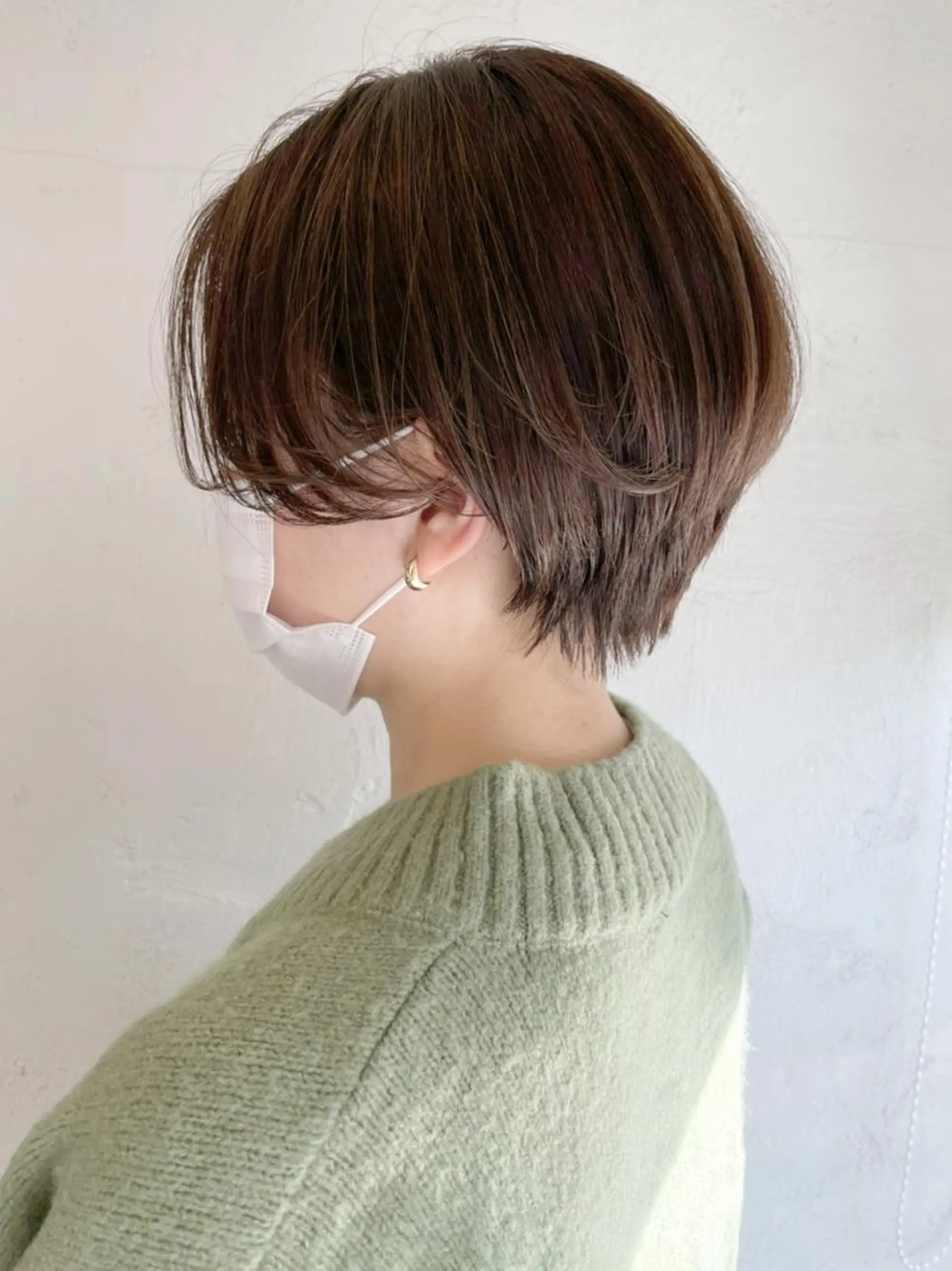 ショート カラー パーマ ヘアアレンジ ITbyALBUM 中野店のヘアスタイル