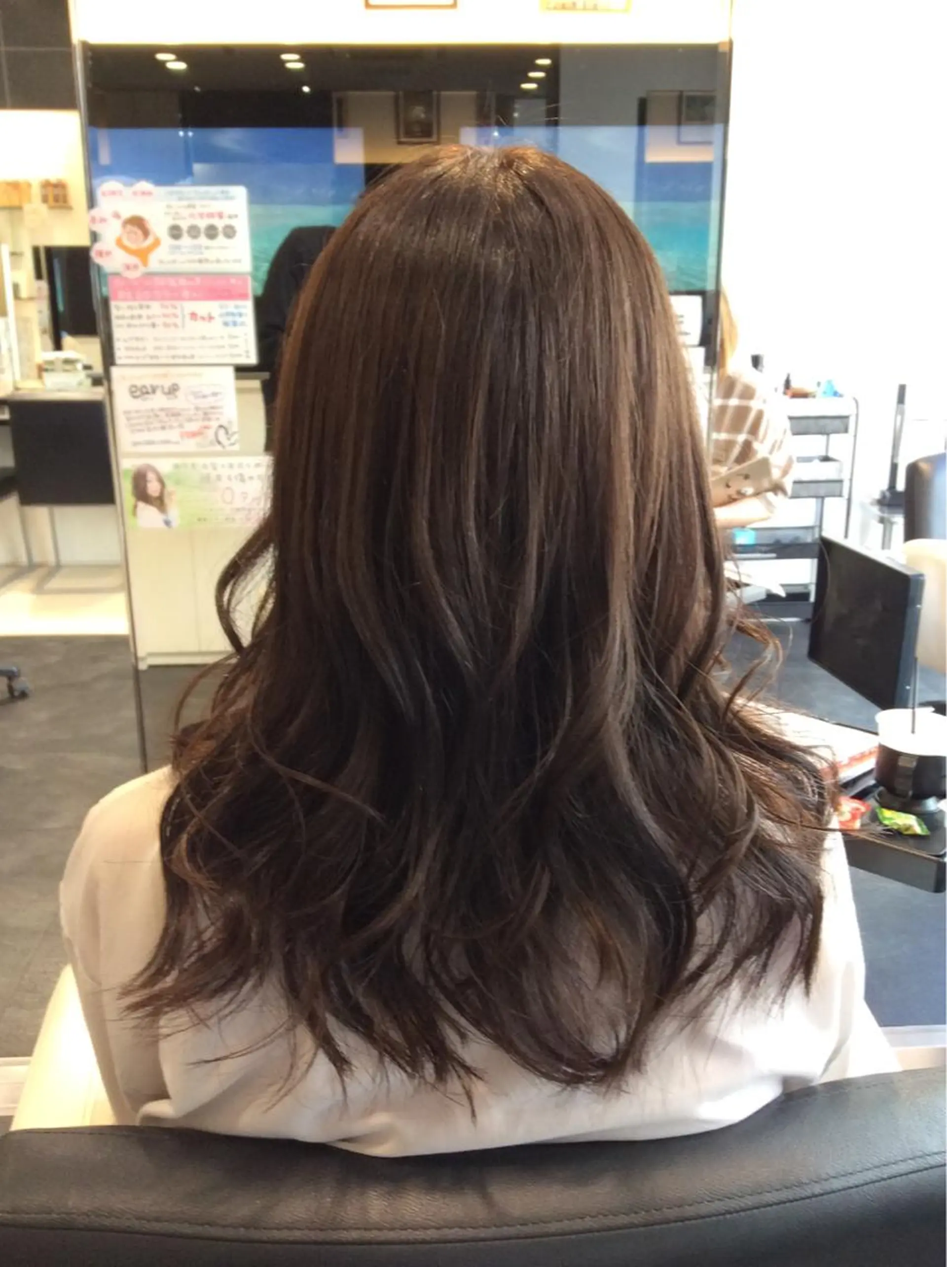 ミディアム ボブスタイル/ 透明感カラー/八幡のヘアスタイル