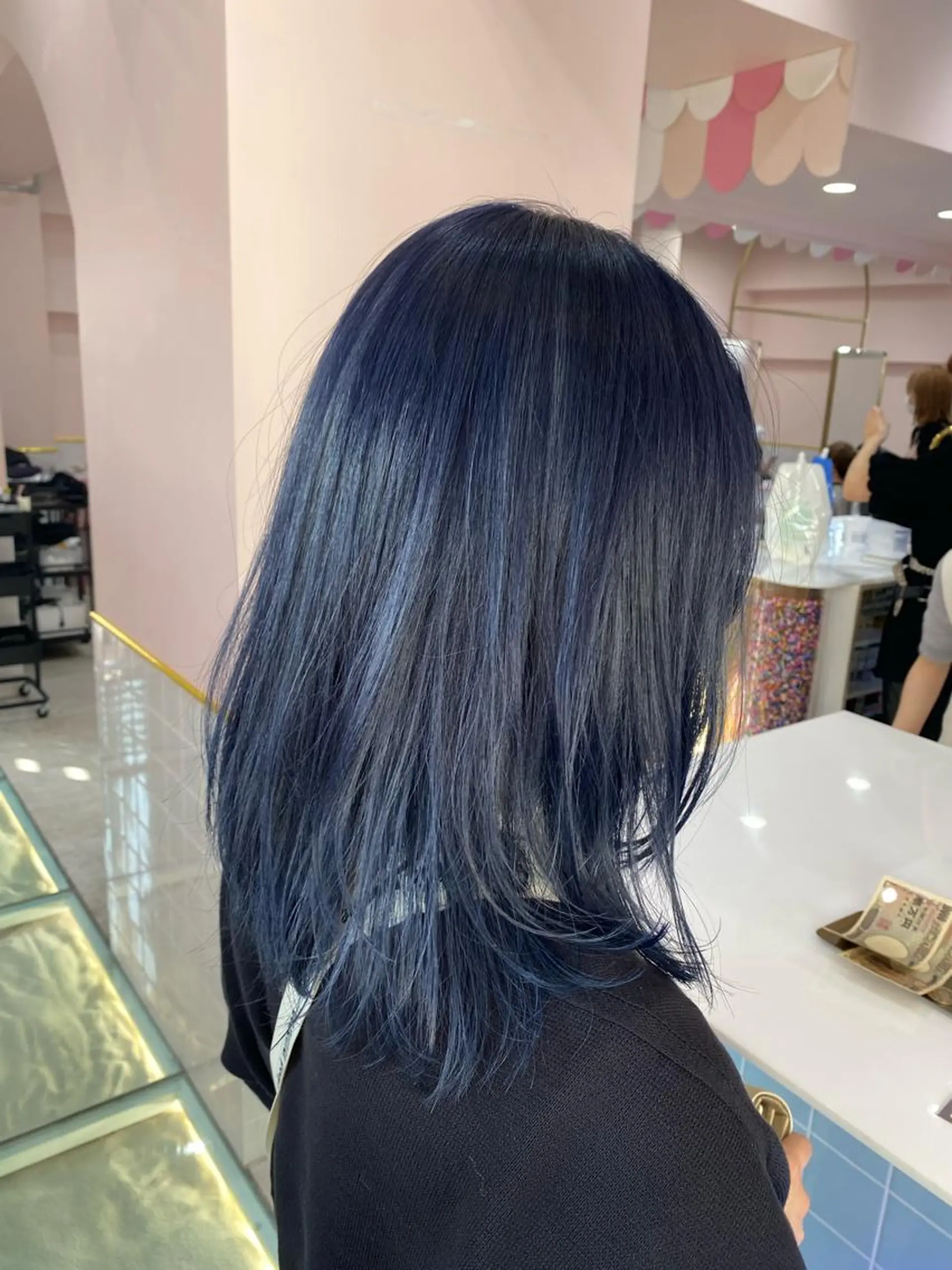 ミディアム カラー ヘアアレンジ SALOWIN横浜所属・𓍯韓国style/ 髪質改善𓍯中村和希のヘアスタイル