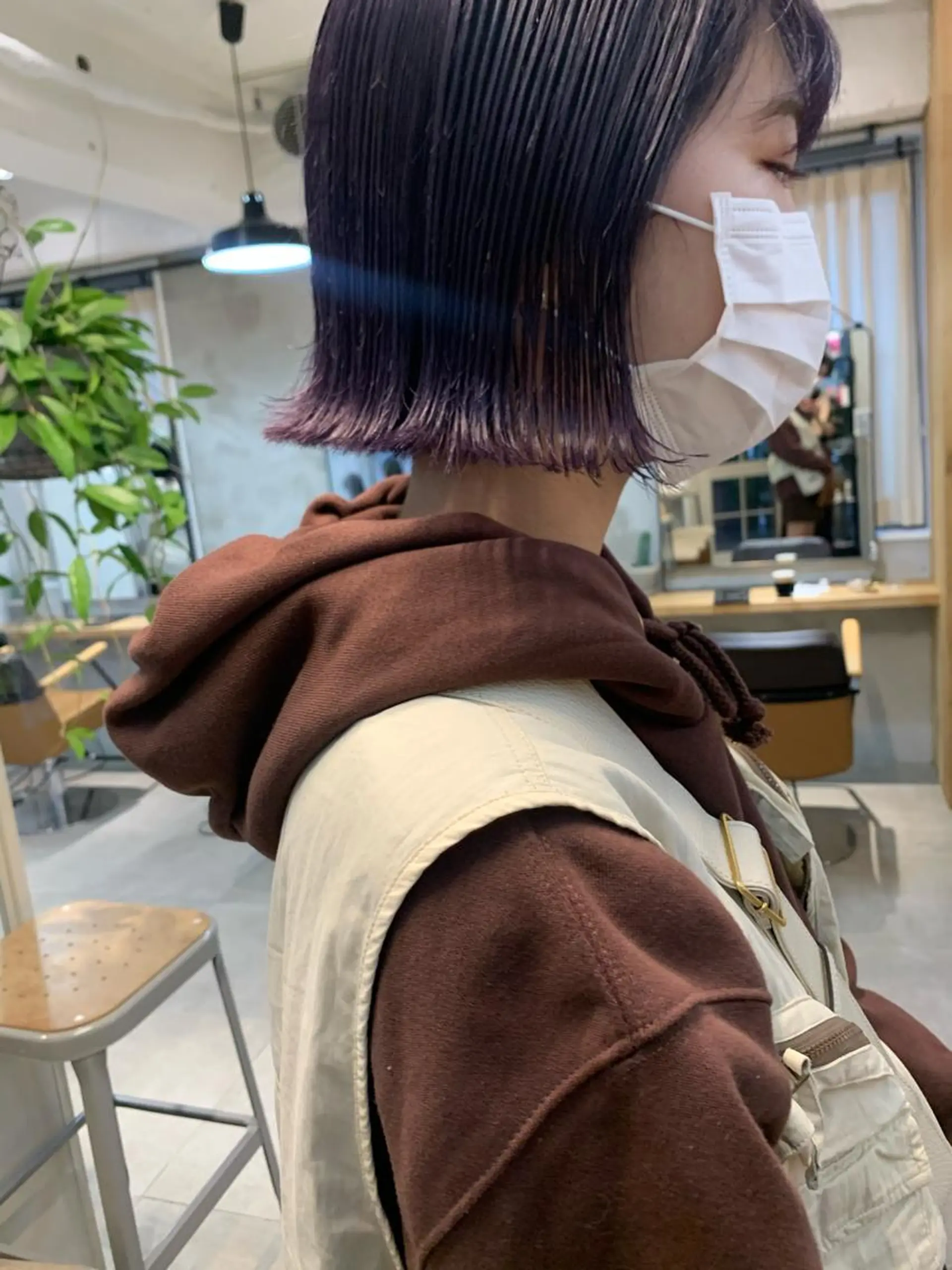 ショート カラー マツエク・マツパ カット ヘアカラー トリートメント ハイトーン&暗髪🔥 表参道二刀流マエダのヘアスタイル