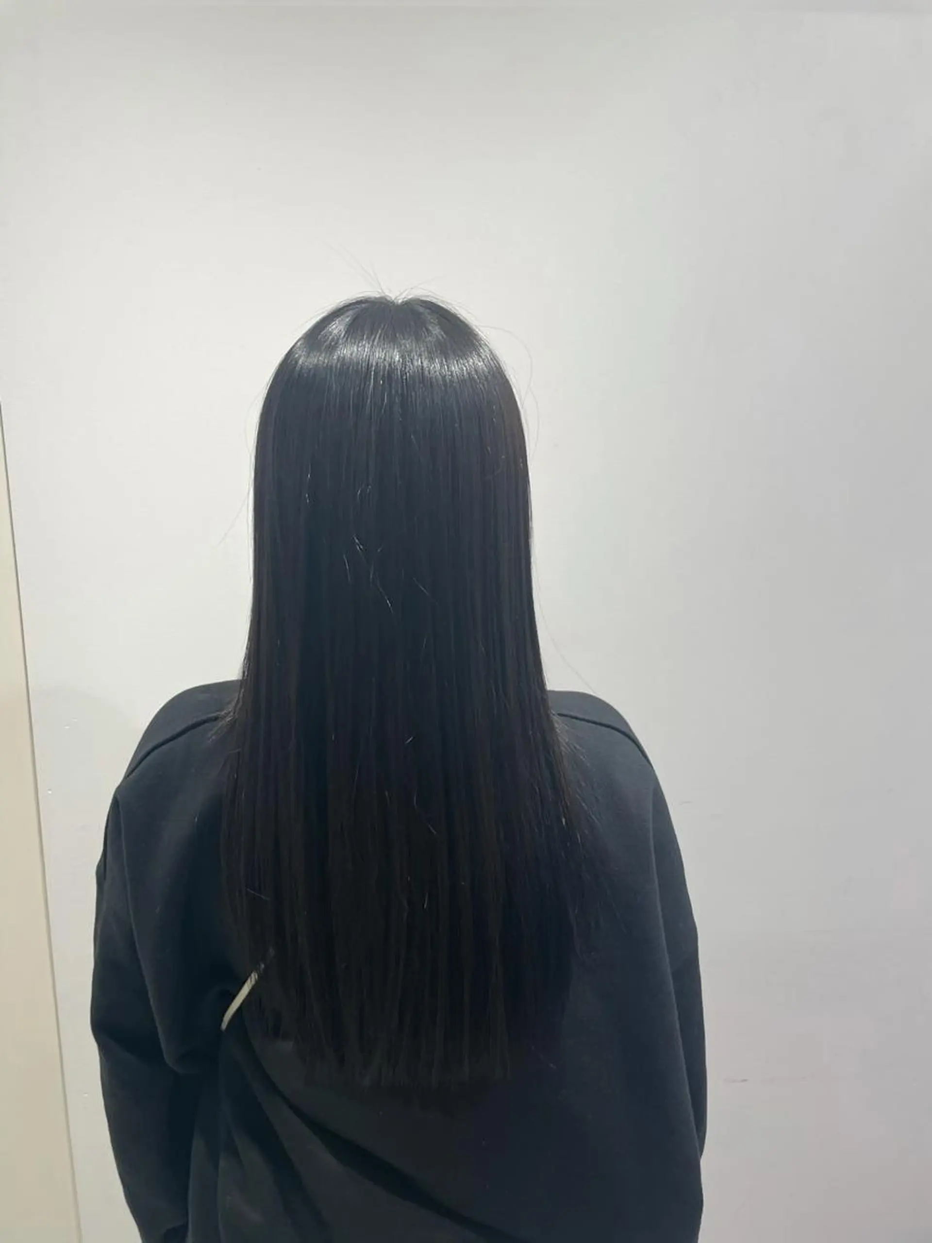 ロング 縮毛矯正 笠原未稀/カット・ ブリーチ無しカラーのヘアスタイル