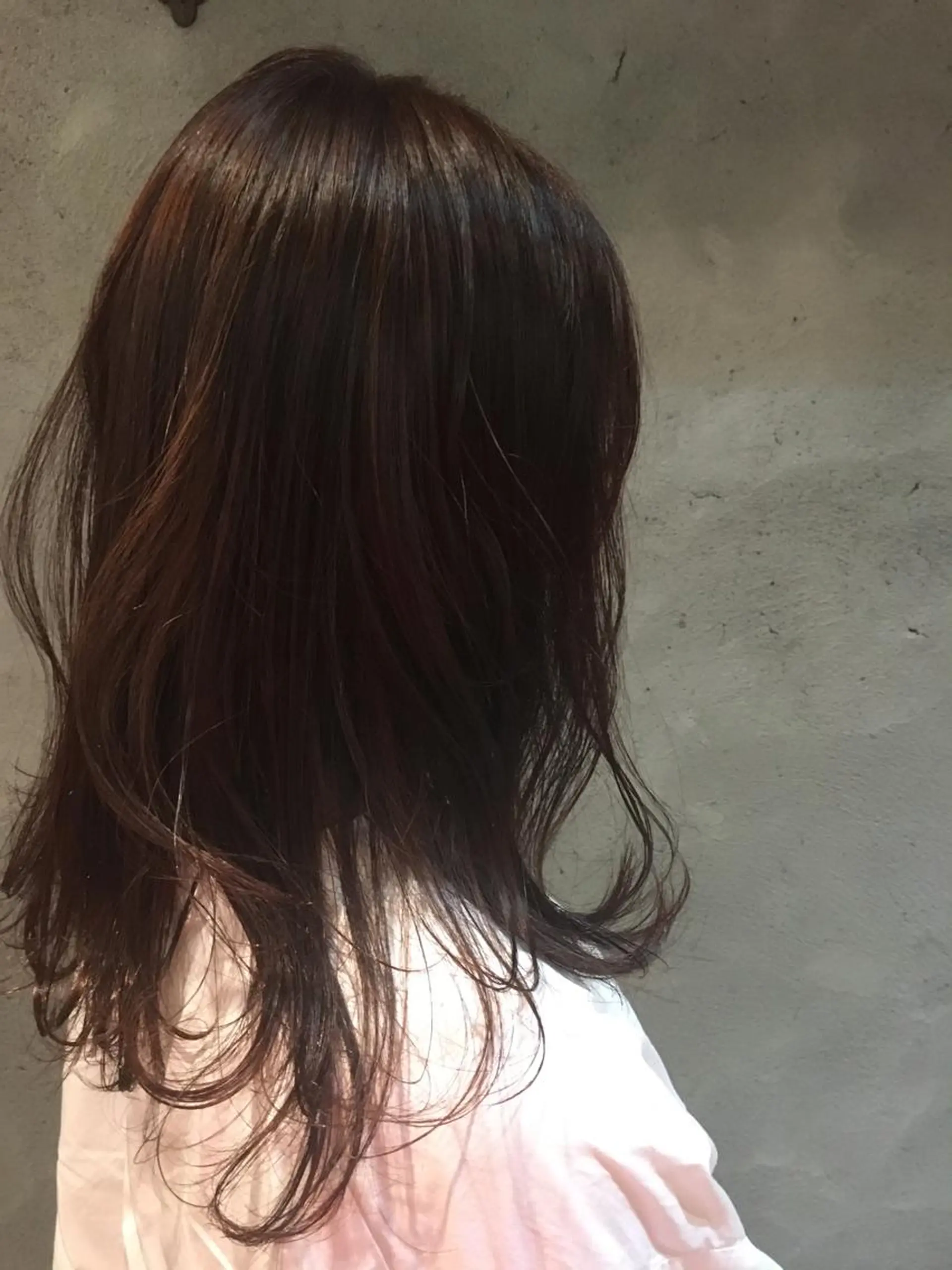 ミディアム カラー ハイライトカラー ピンクカラー ハイライト 鎌田卓也/髪質改善 /透明感カラーのヘアスタイル