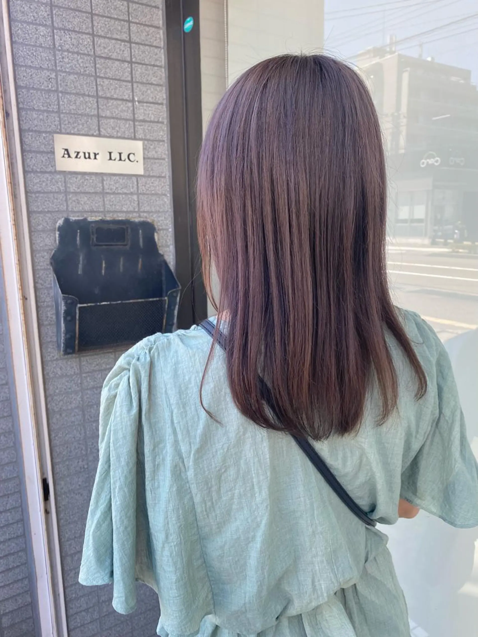 セミロング Un Fleur所属・立野 希沙のヘアスタイル