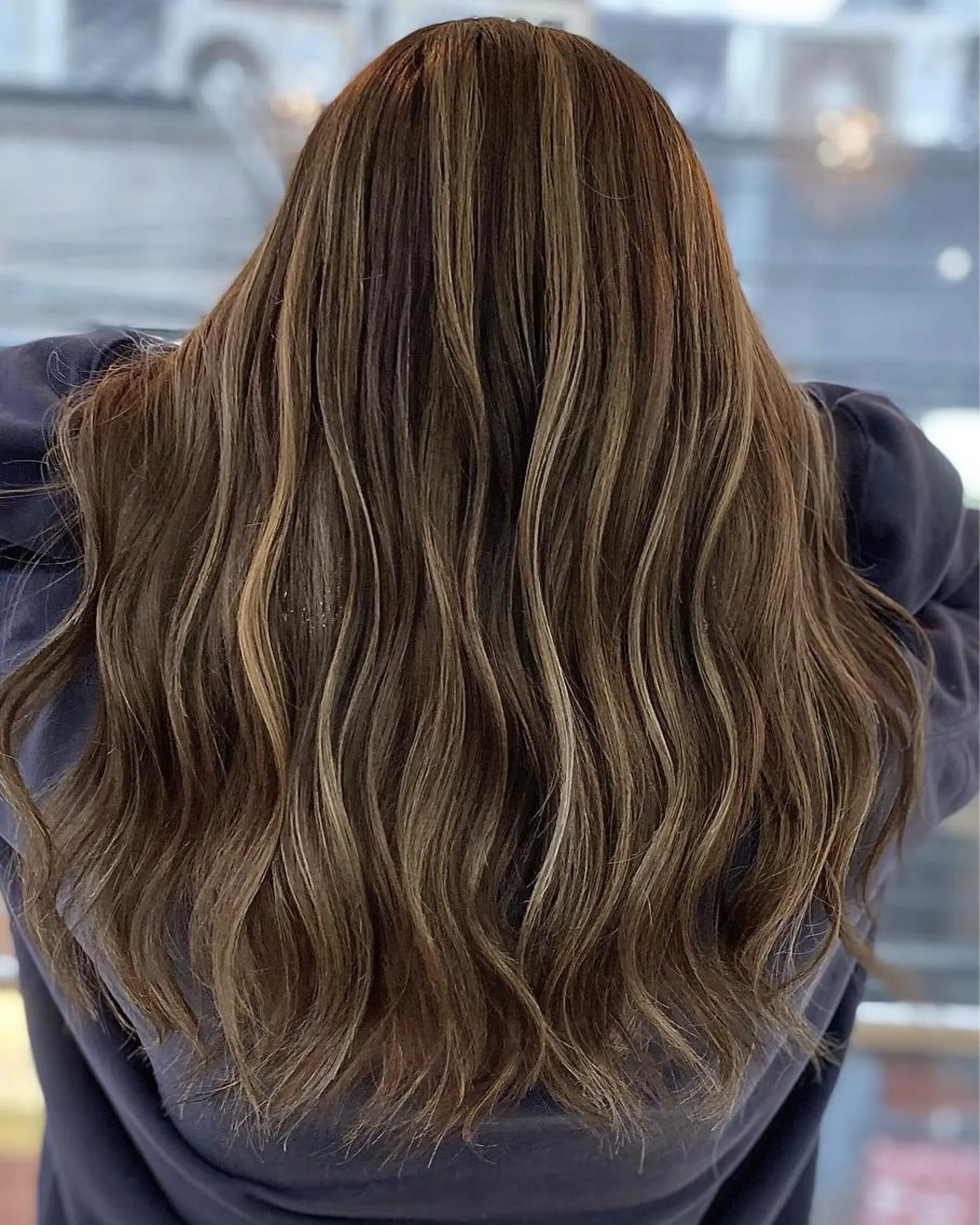 セミロング カラー ヘアアレンジ 久米 治仁のヘアスタイル