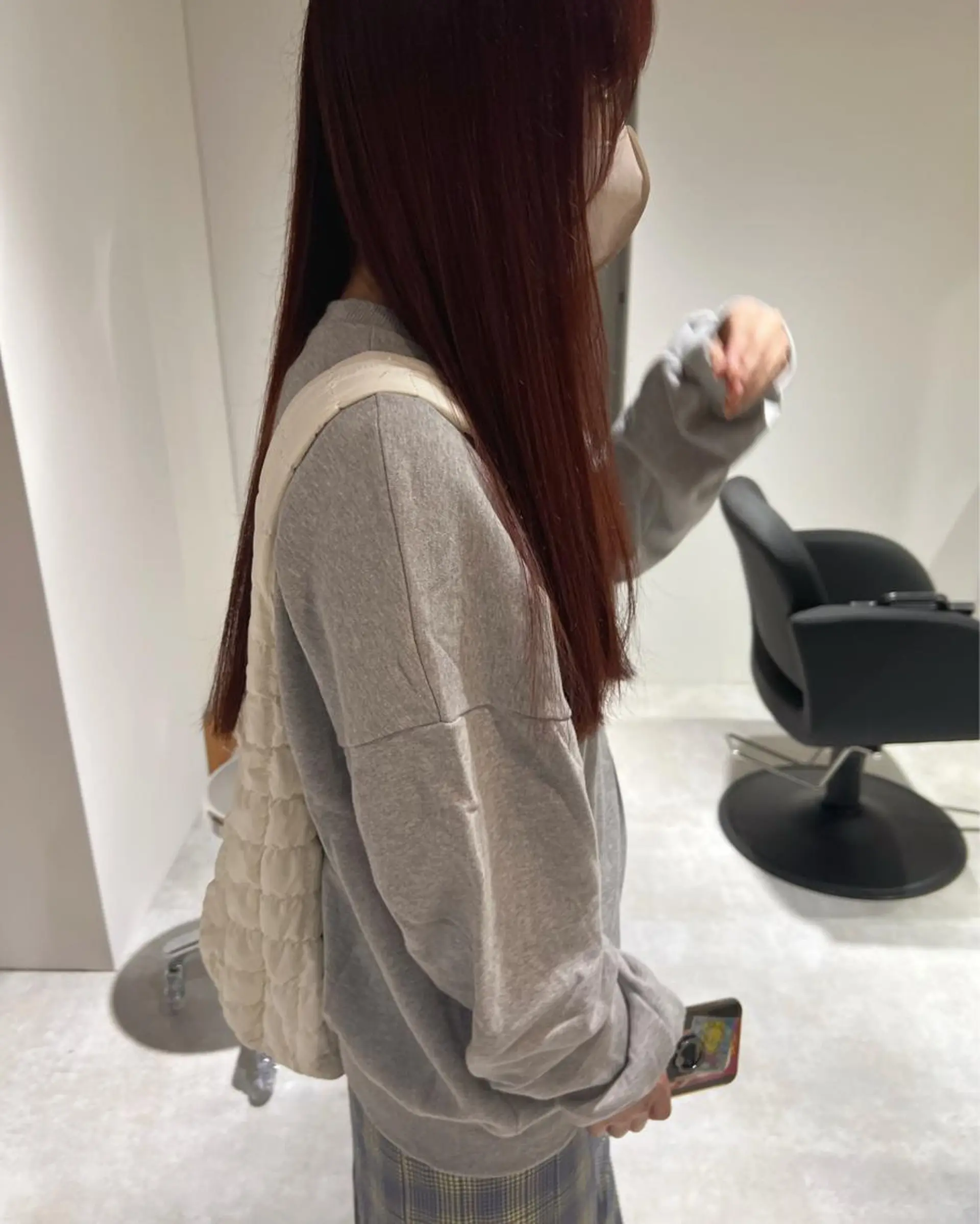 ロング カラー カット トリートメント io濱川 遥のヘアスタイル