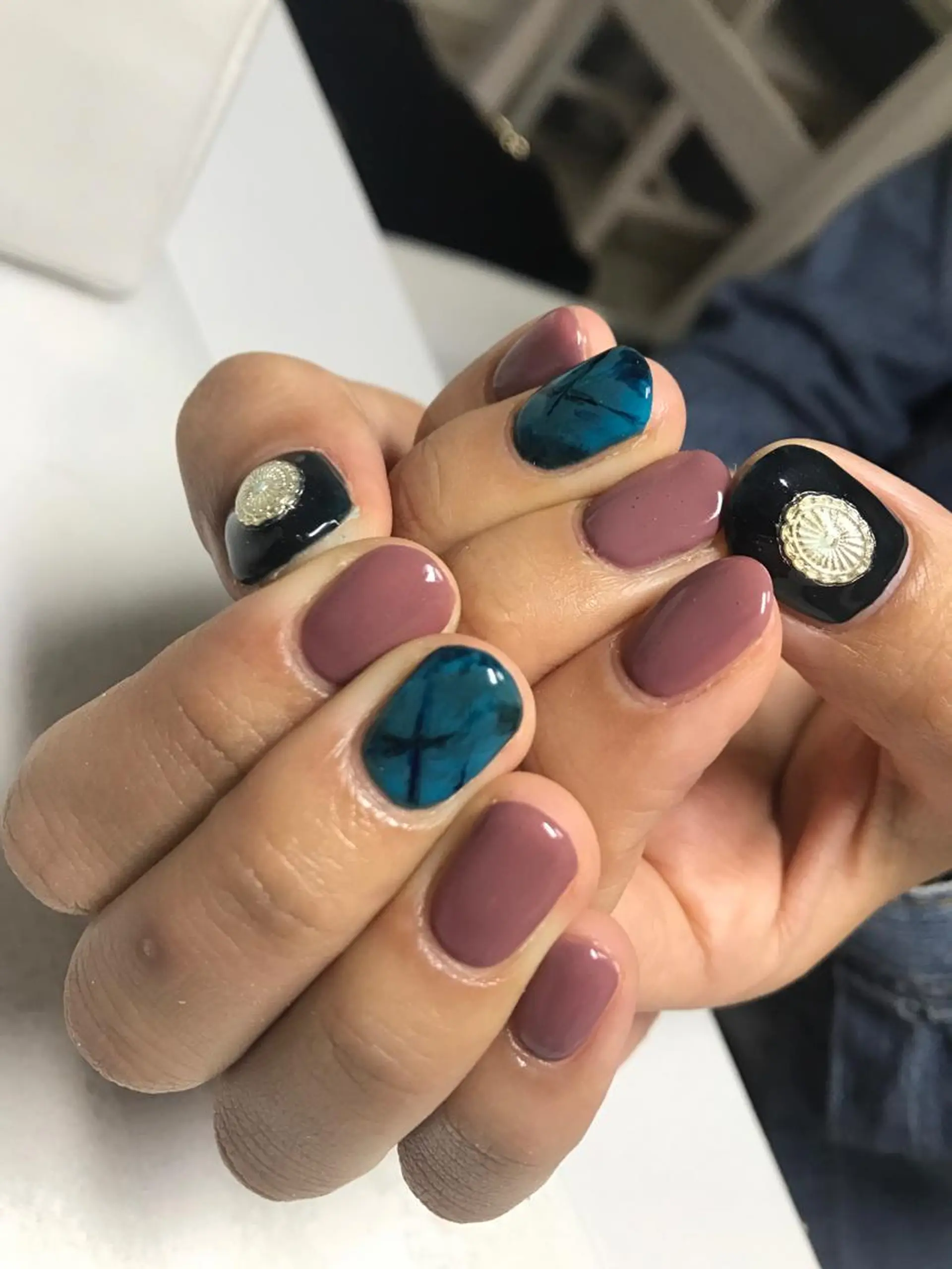 ネイル アートネイル 【カメレオン】 上村 祥子のヘアスタイル