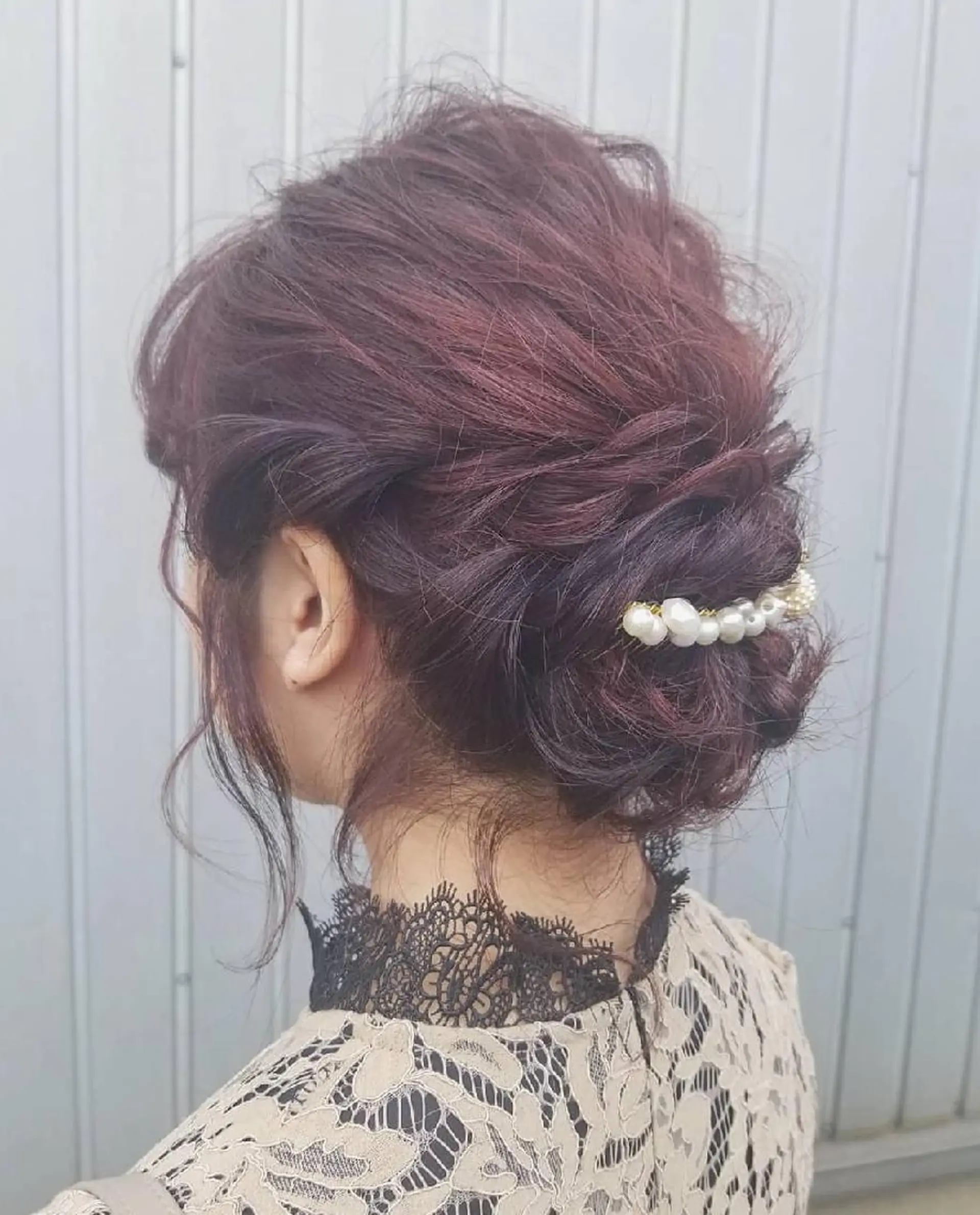 セミロング ヘアアレンジ 関口 友菜のヘアスタイル