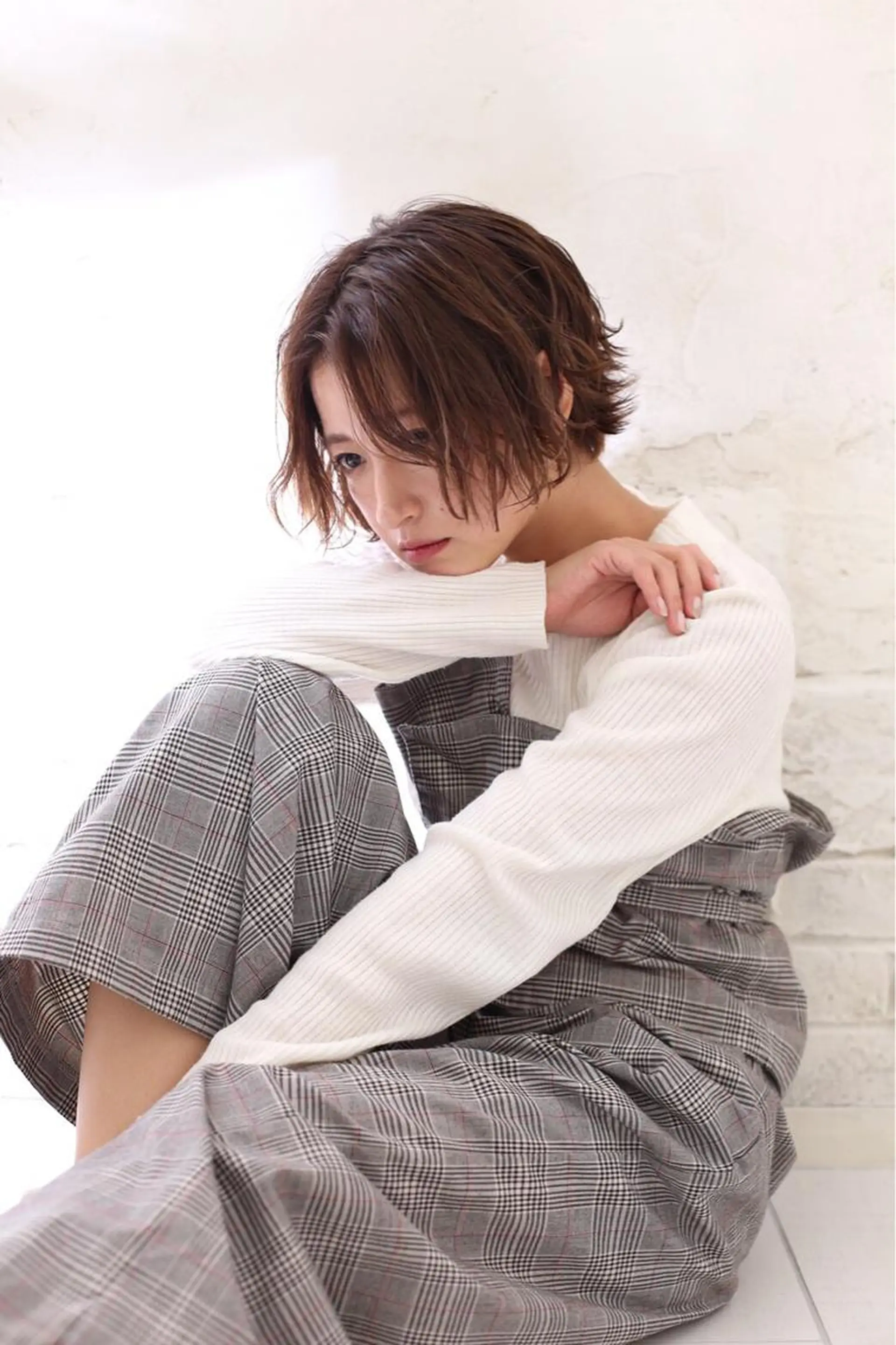 ショート カラー パーマ ヘアアレンジ eyelist萩元 /店長🍒のマツエク・マツパデザイン