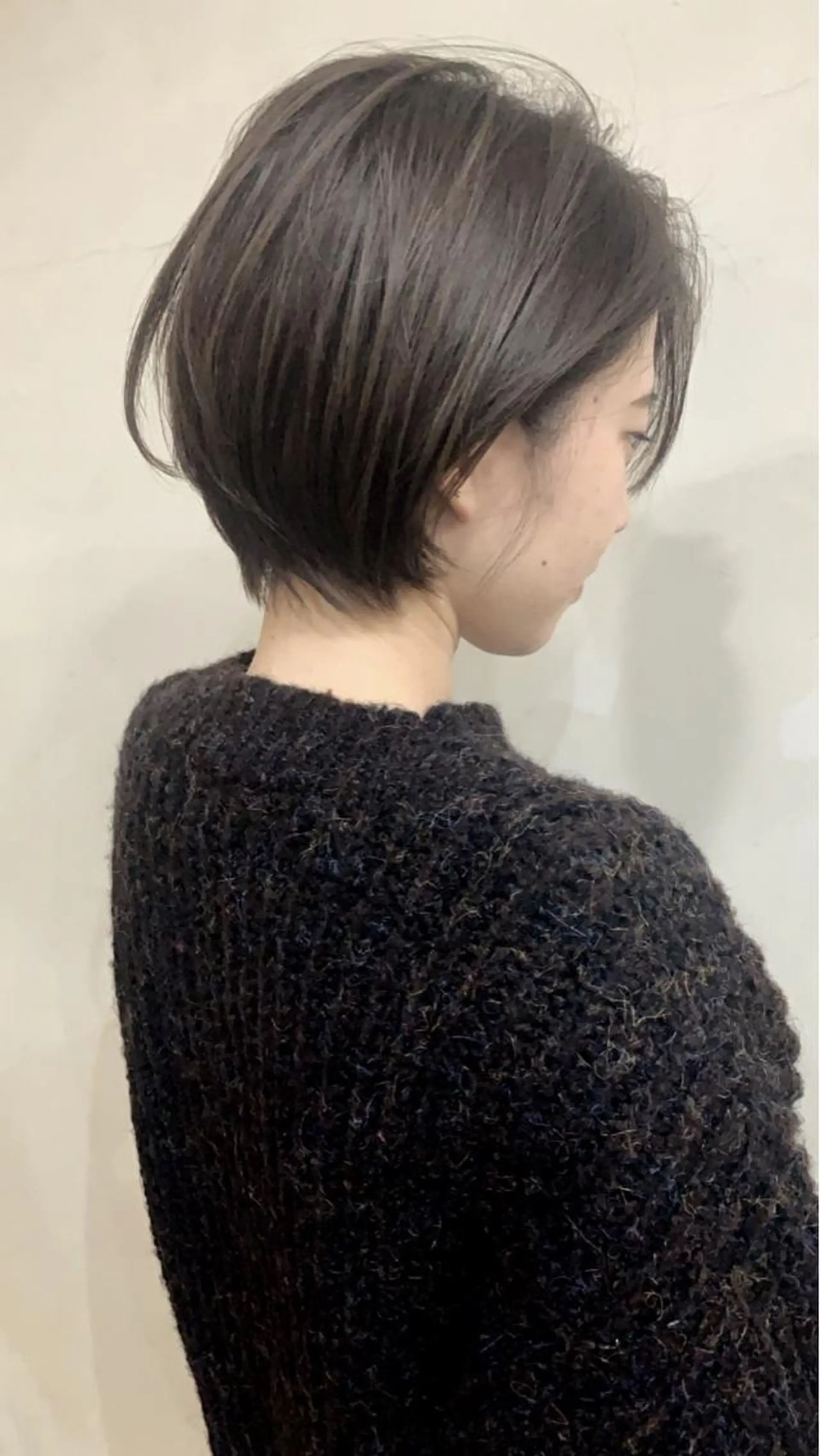 ショート カラー ショートボブ ハンサムショート 丸みショート ハイライトカラー ボブ 京都大人女性ショート 徒歩1分/秋山のヘアスタイル