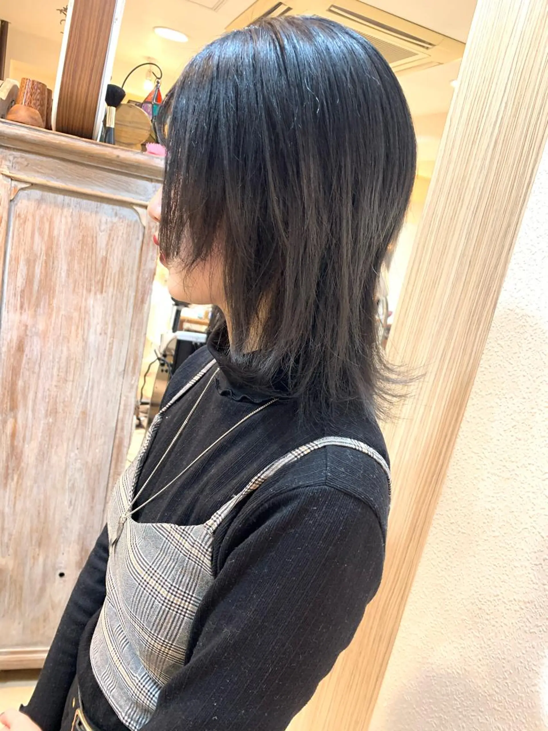 ミディアム カラー nishimura makotoのヘアスタイル