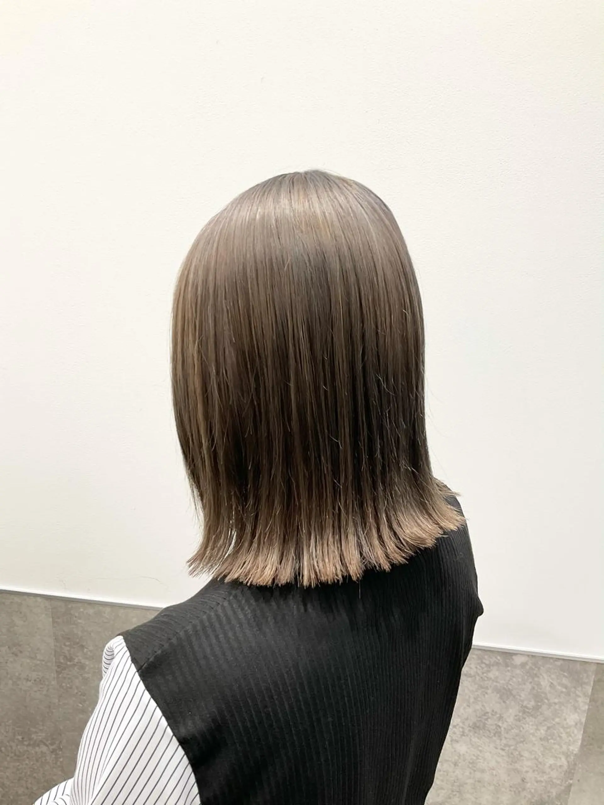 ミディアム ヘアカラー トリートメント ヘアセット go today shaire salon 本店所属・yoshi ☆のヘアスタイル