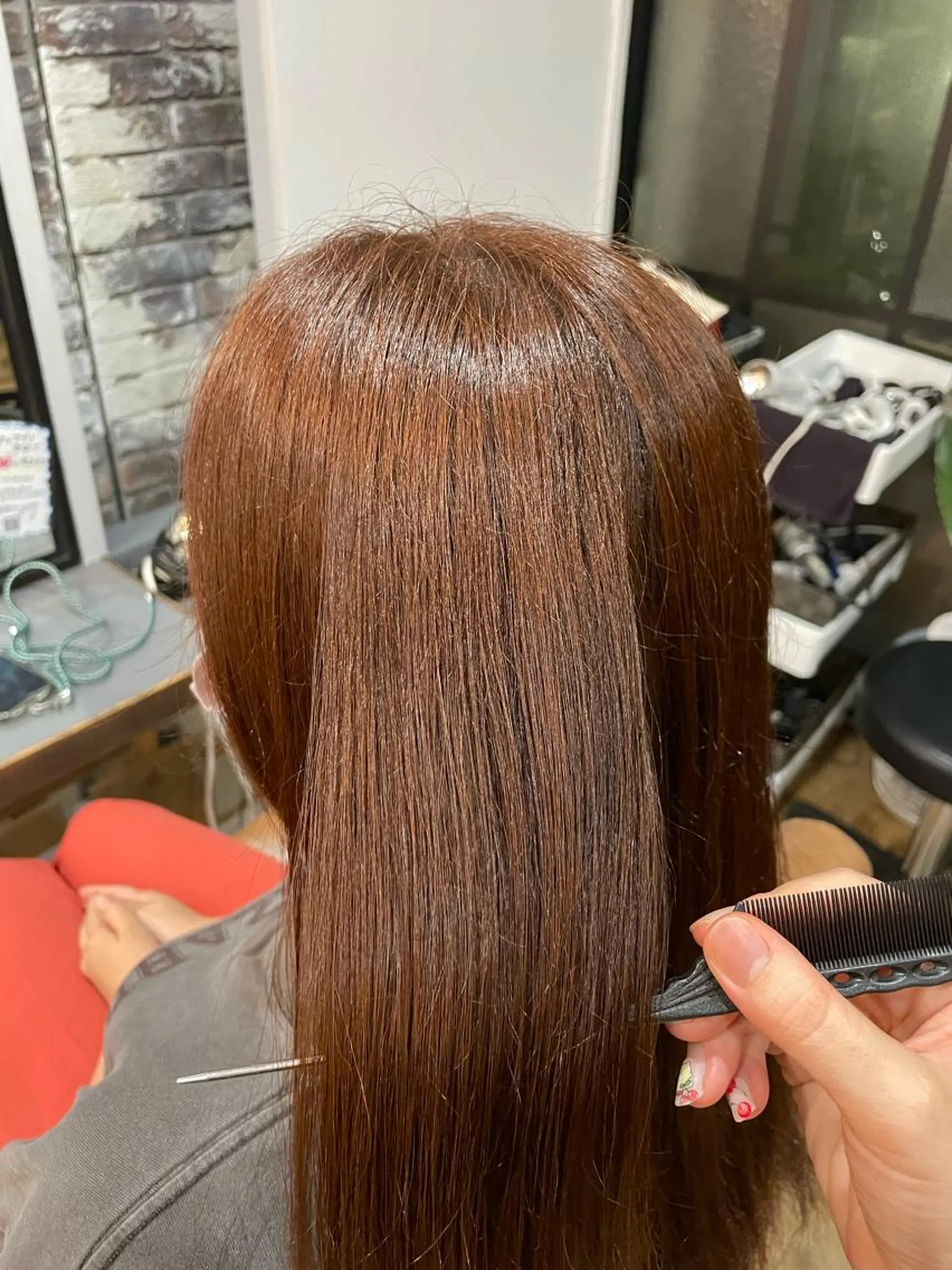 ロング カラー カット ヘアカラー ROPE🫧 フウカのヘアスタイル