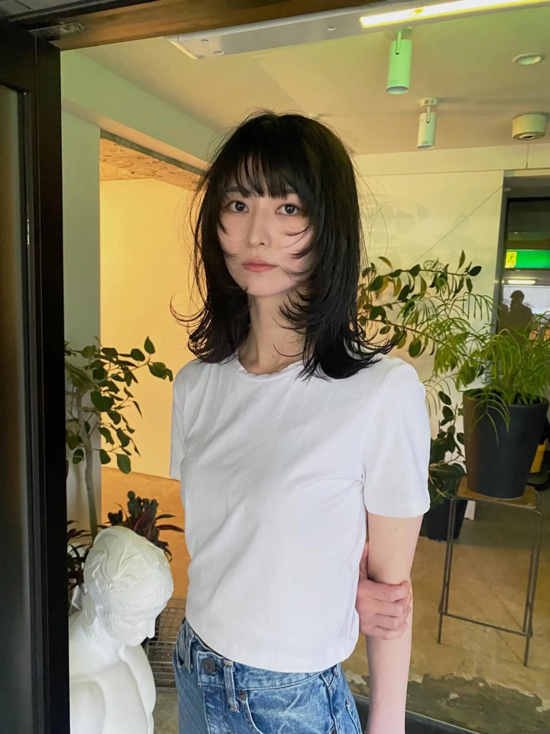 ミディアム カラー レイヤーカット GATTACA所属・KEI gattacaのヘアスタイル