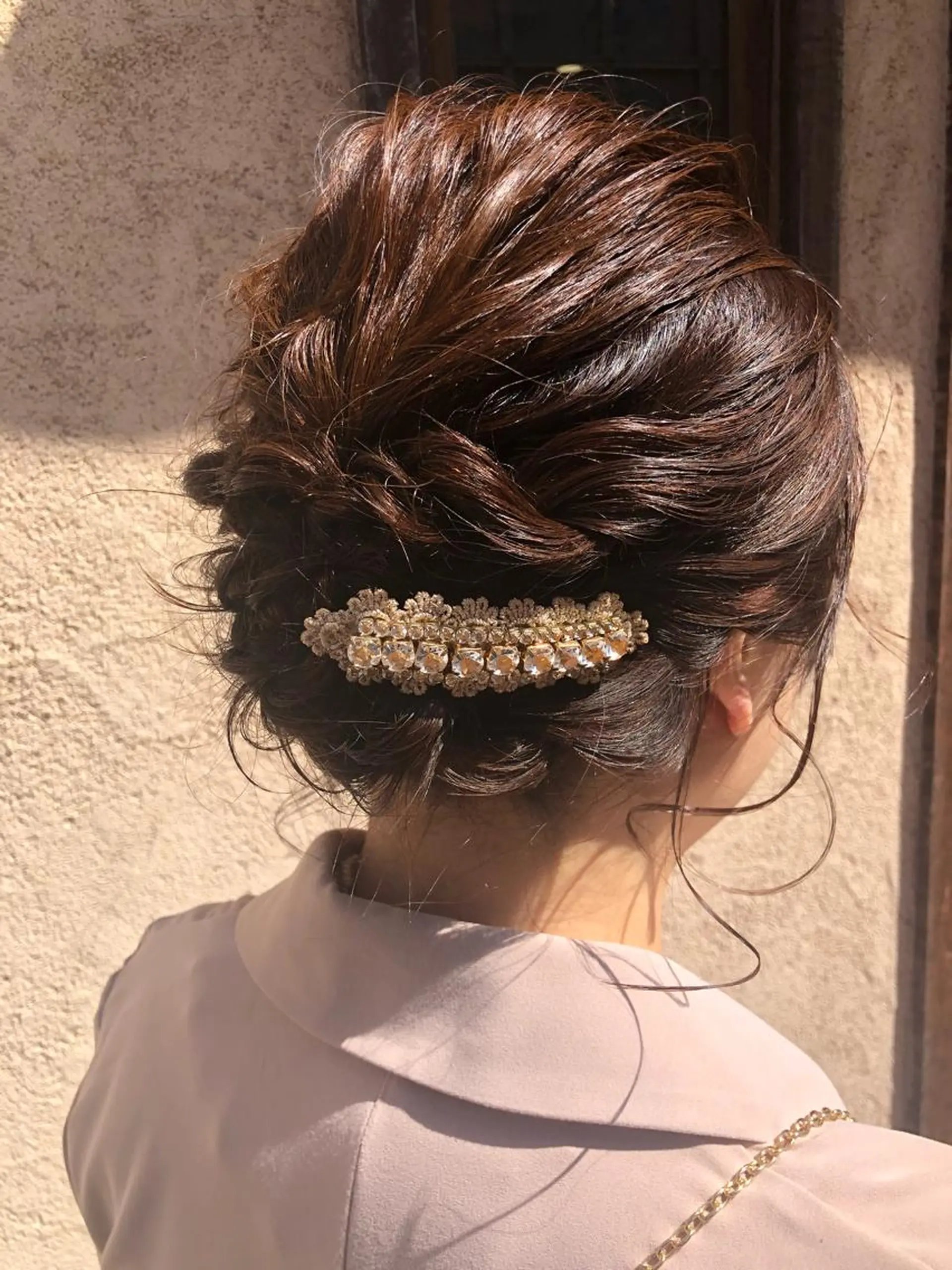 セミロング ヘアアレンジ 國次 夕貴のヘアスタイル