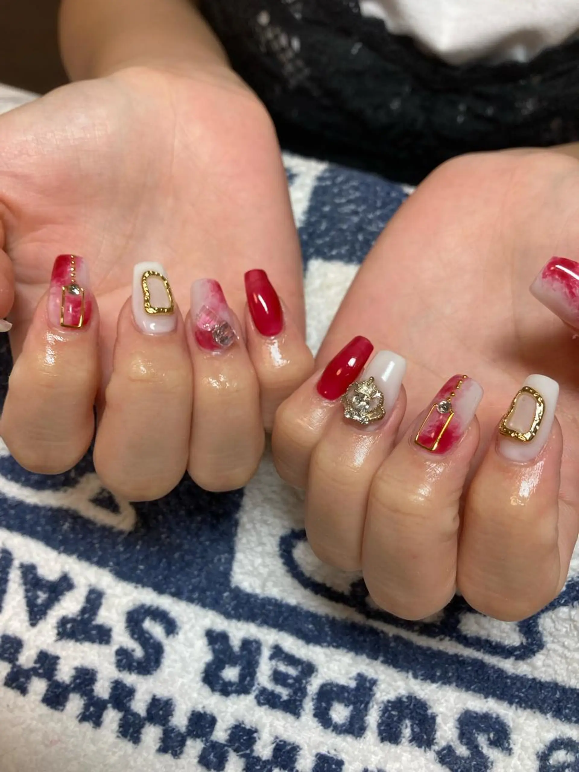 ネイル ハンドネイル rukianail 新里のネイルデザイン