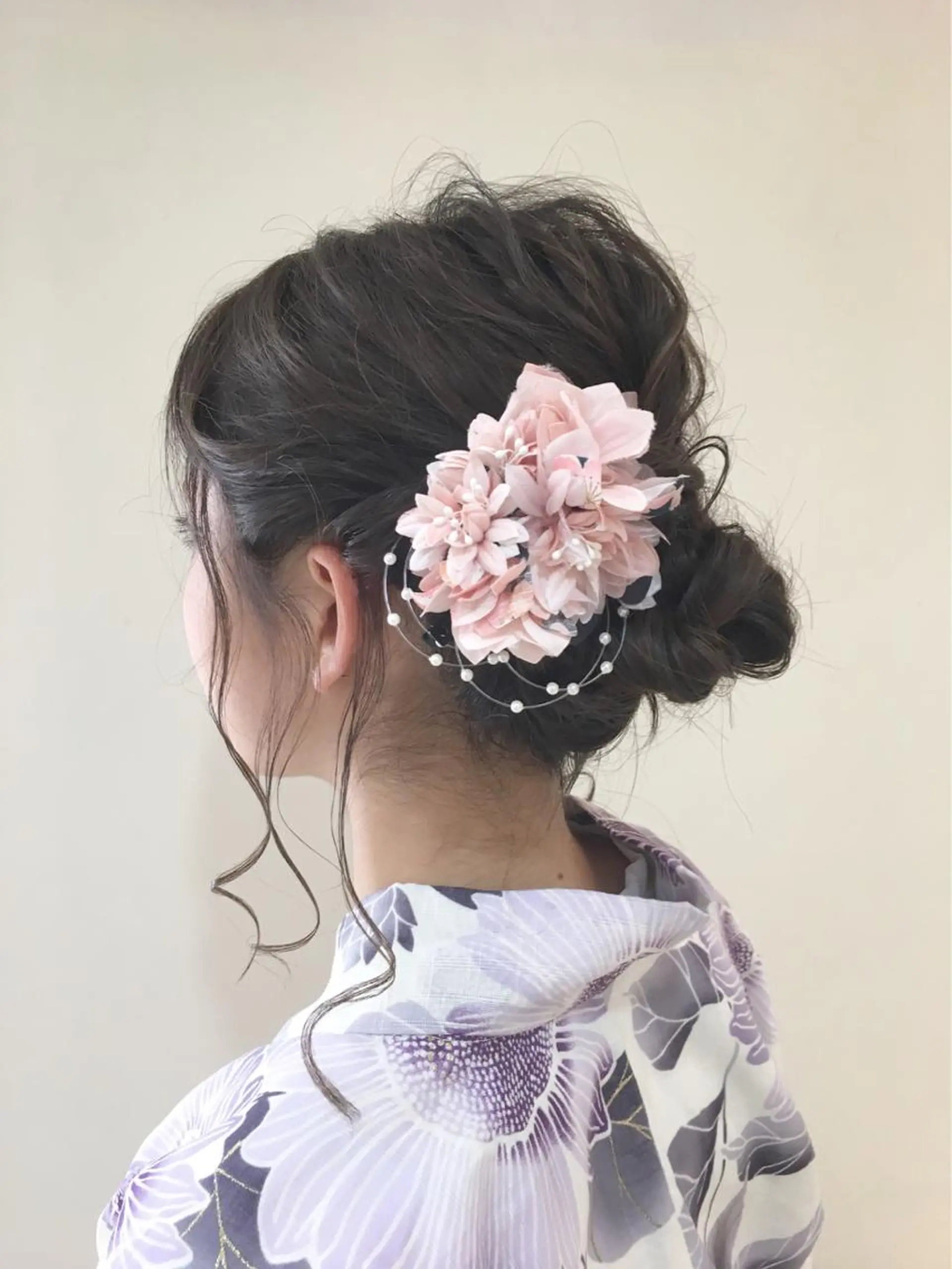 ヘアアレンジ 浴衣 永井 大希のヘアスタイル