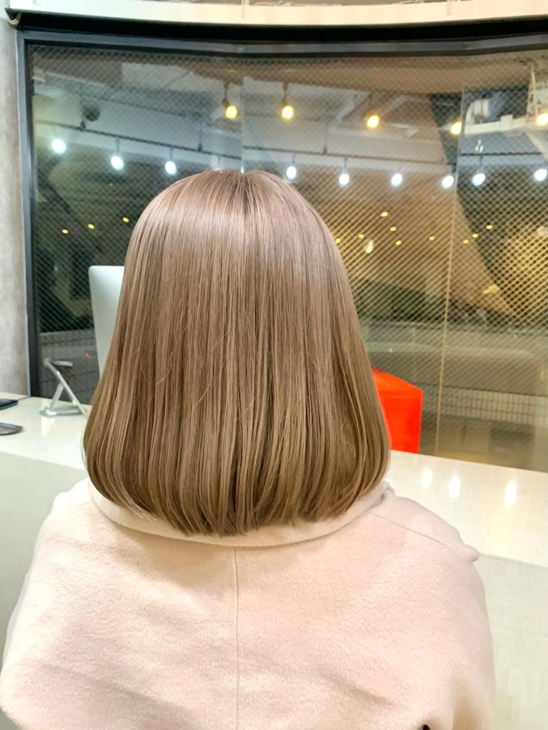 セミロング カラー ベージュカラー Emma ecole所属・Emma ecole /栄/RIOのヘアスタイル