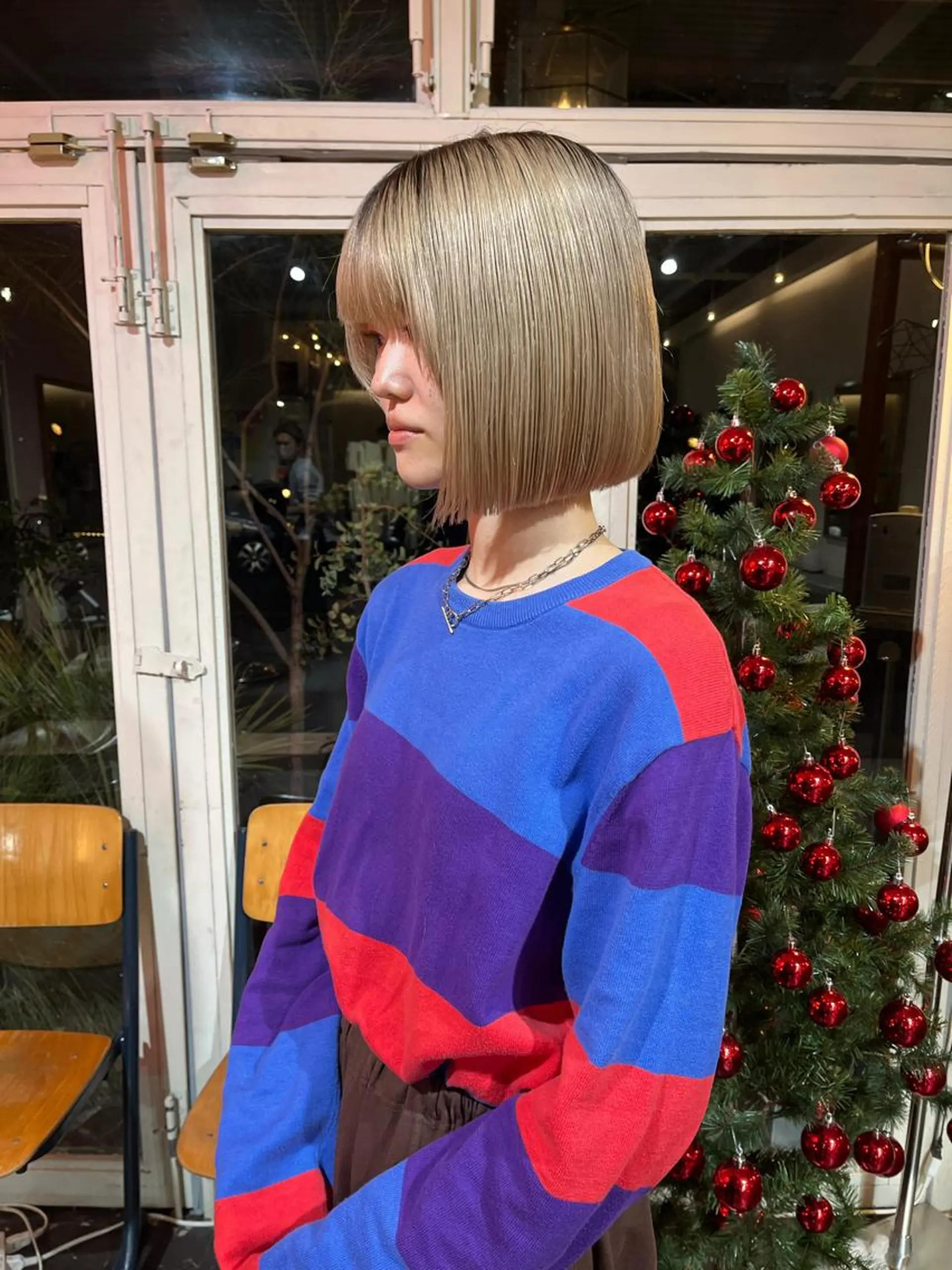 ショート ボブ カット iru所属・レイヤーカット/ ハイトーン/mikiのヘアスタイル