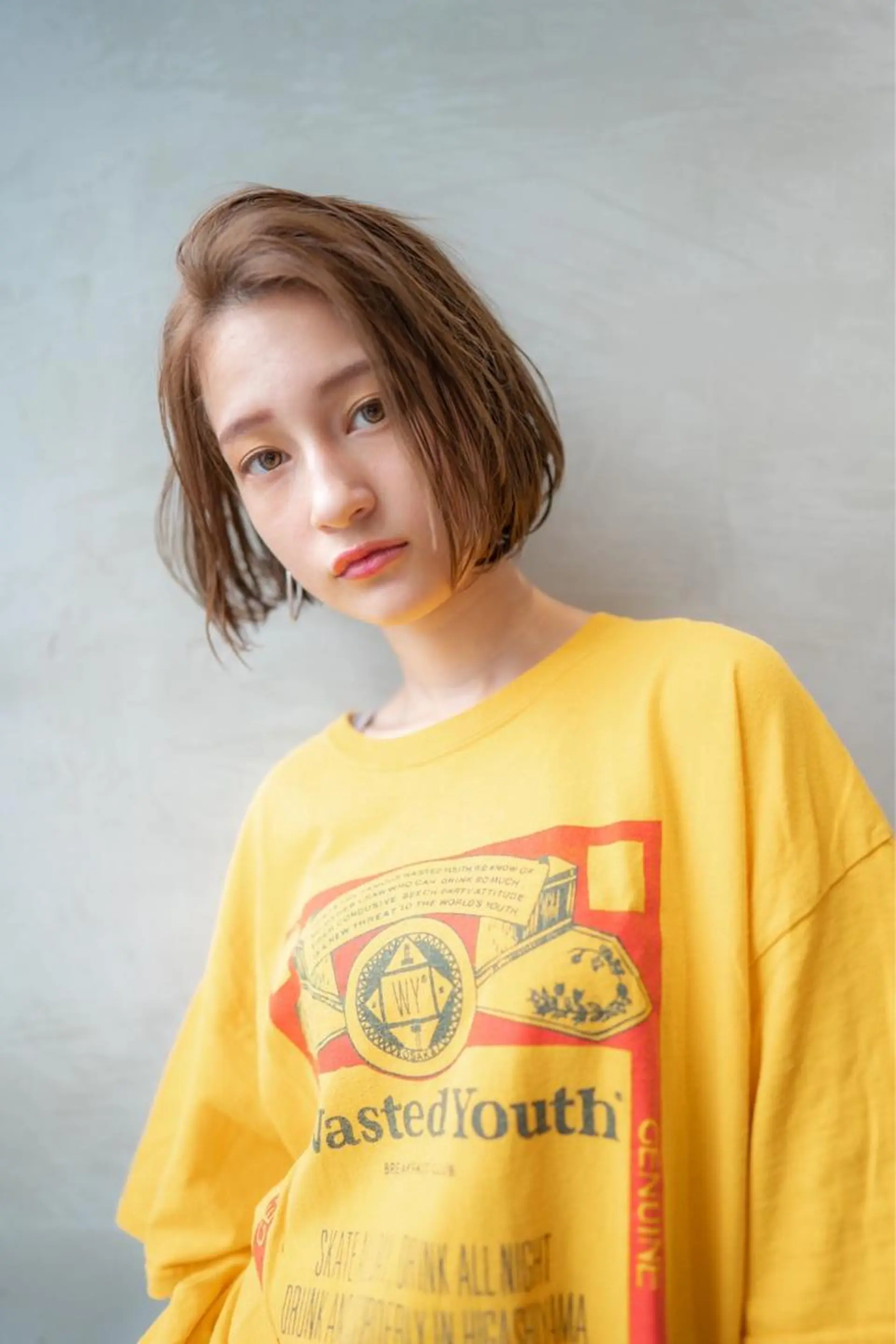 ミディアム カラー カット ヘアカラー トリートメント 🉐レイヤー/塩見 弘樹🉐渋谷のヘアスタイル