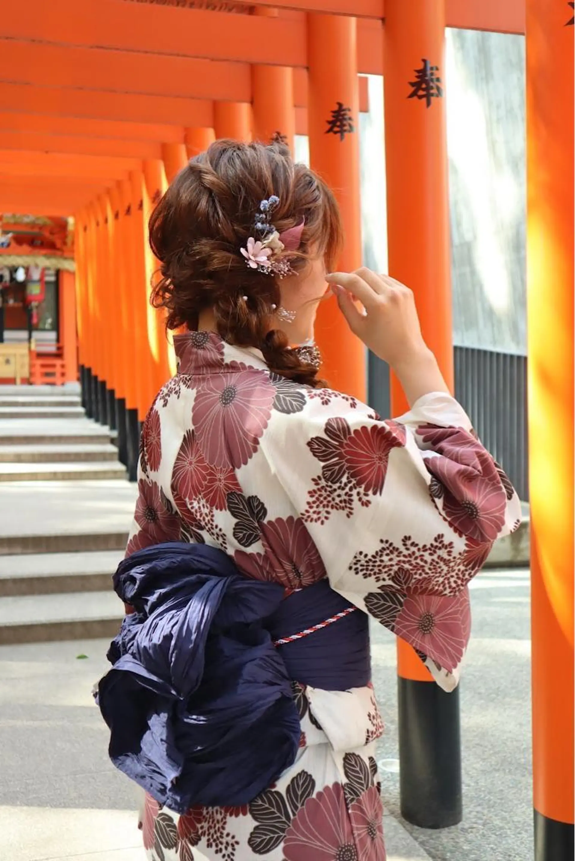 ロング ヘアアレンジ Achieve 三ノ宮のヘアスタイル