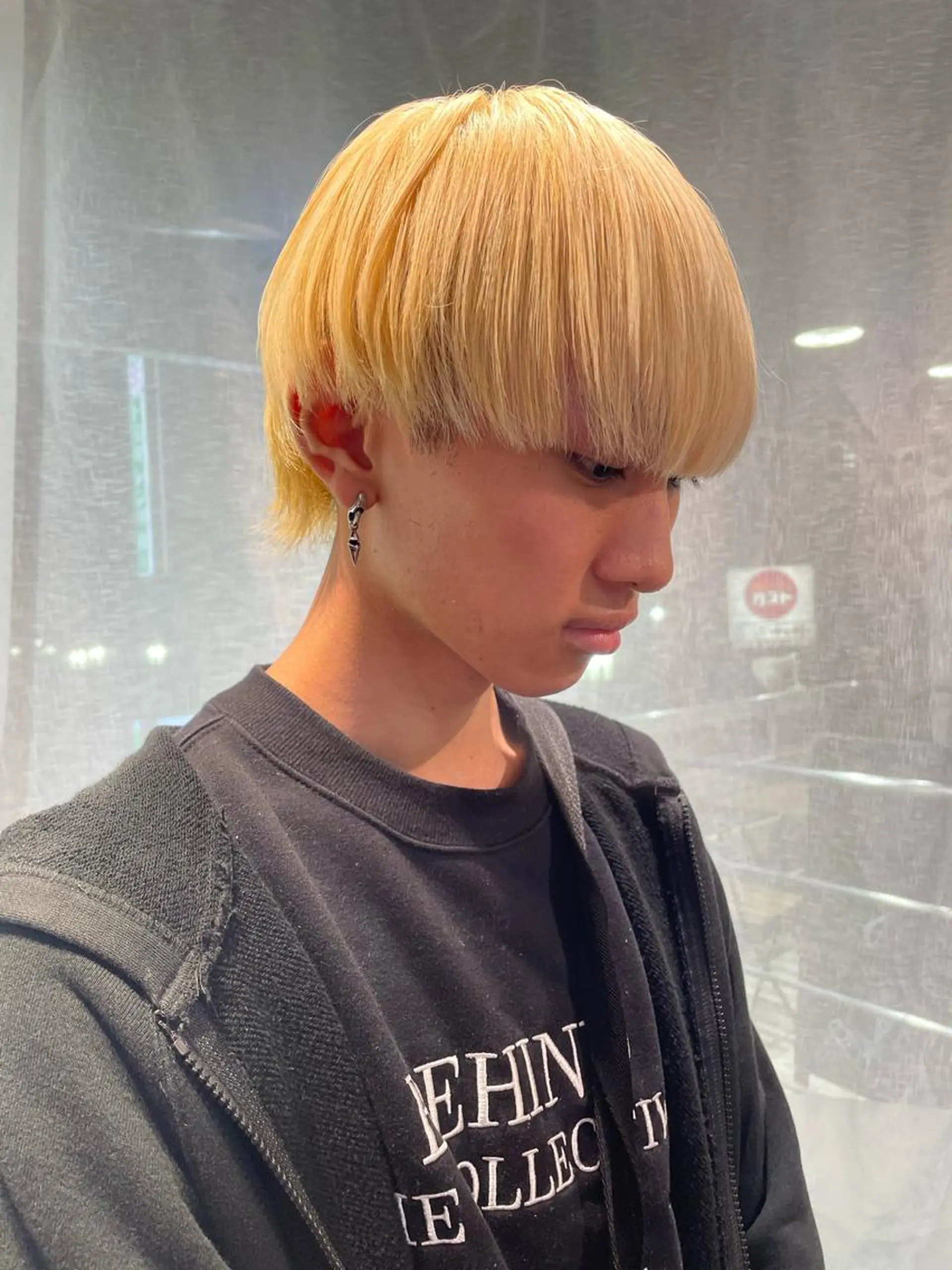 カラー メンズ メンズハイトーン 学生（メンズ向け） ハイトーンカラー 学生 ヘアカラー メンズ/艶髪/カラー サクラ🌸のヘアスタイル