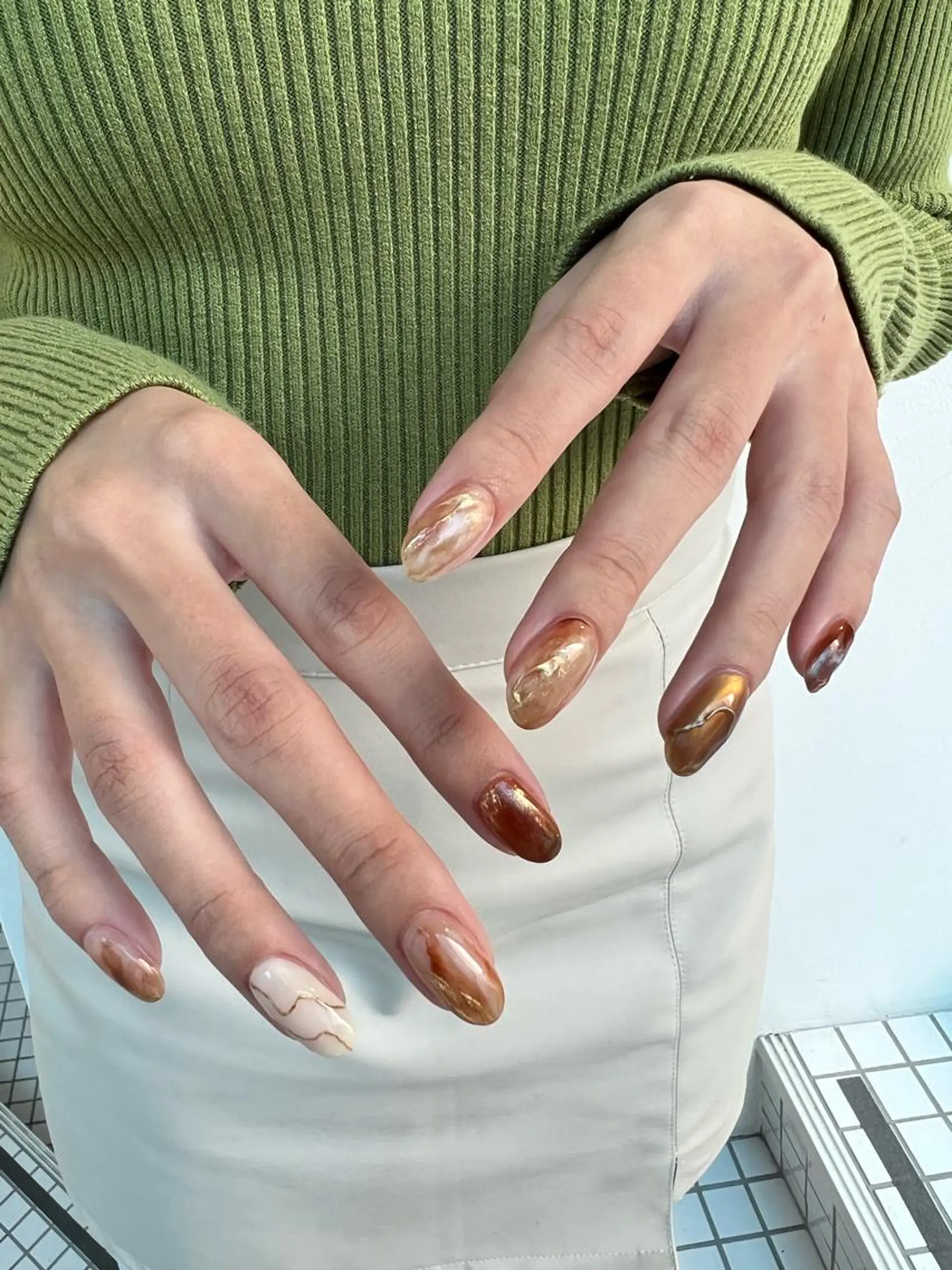 ネイル 【韓国ヘア・ネイル】 HINATA🍒のネイルデザイン