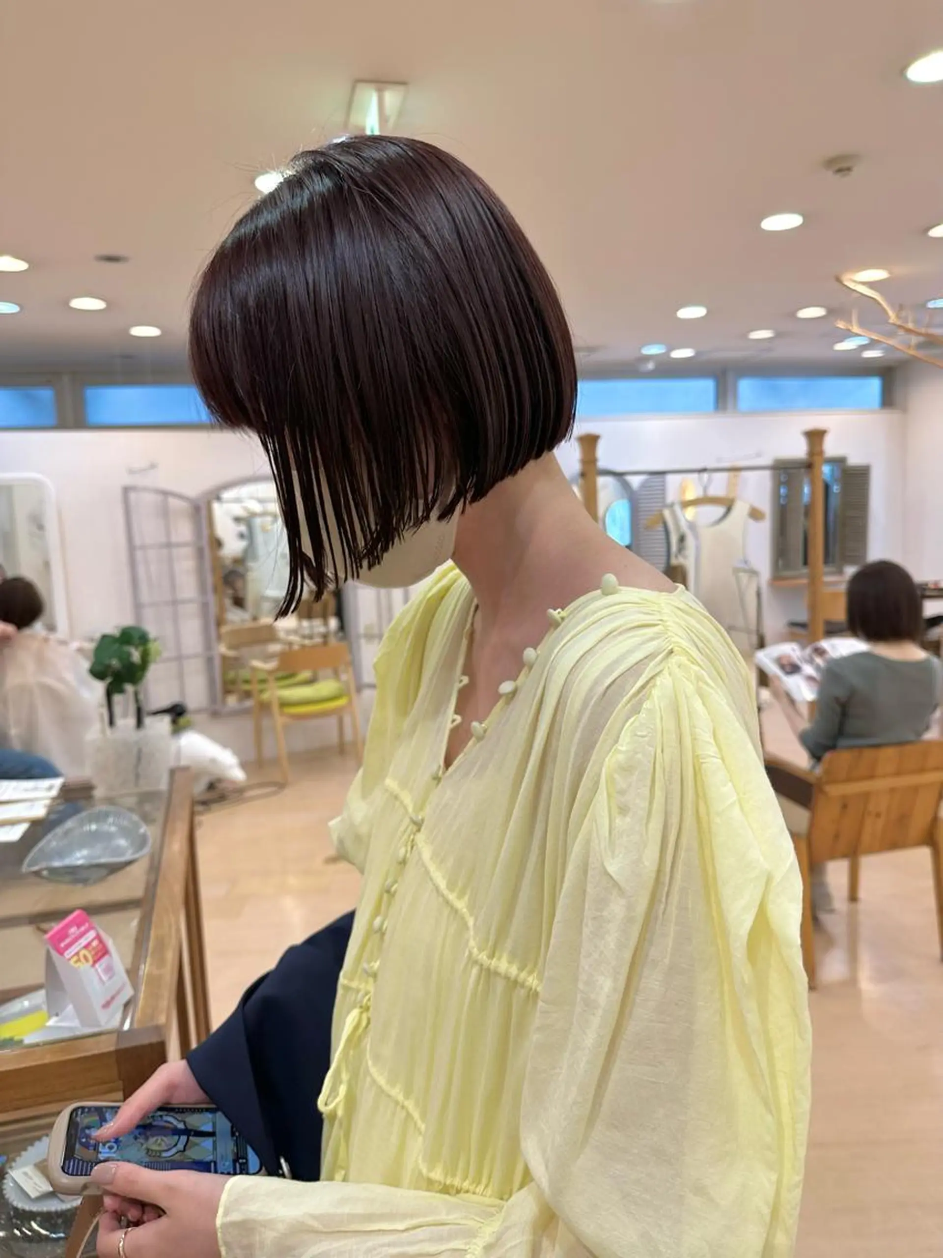 ショート カラー カット 縮毛矯正 Gardenhair 小笠原篤矢ショートのヘアスタイル