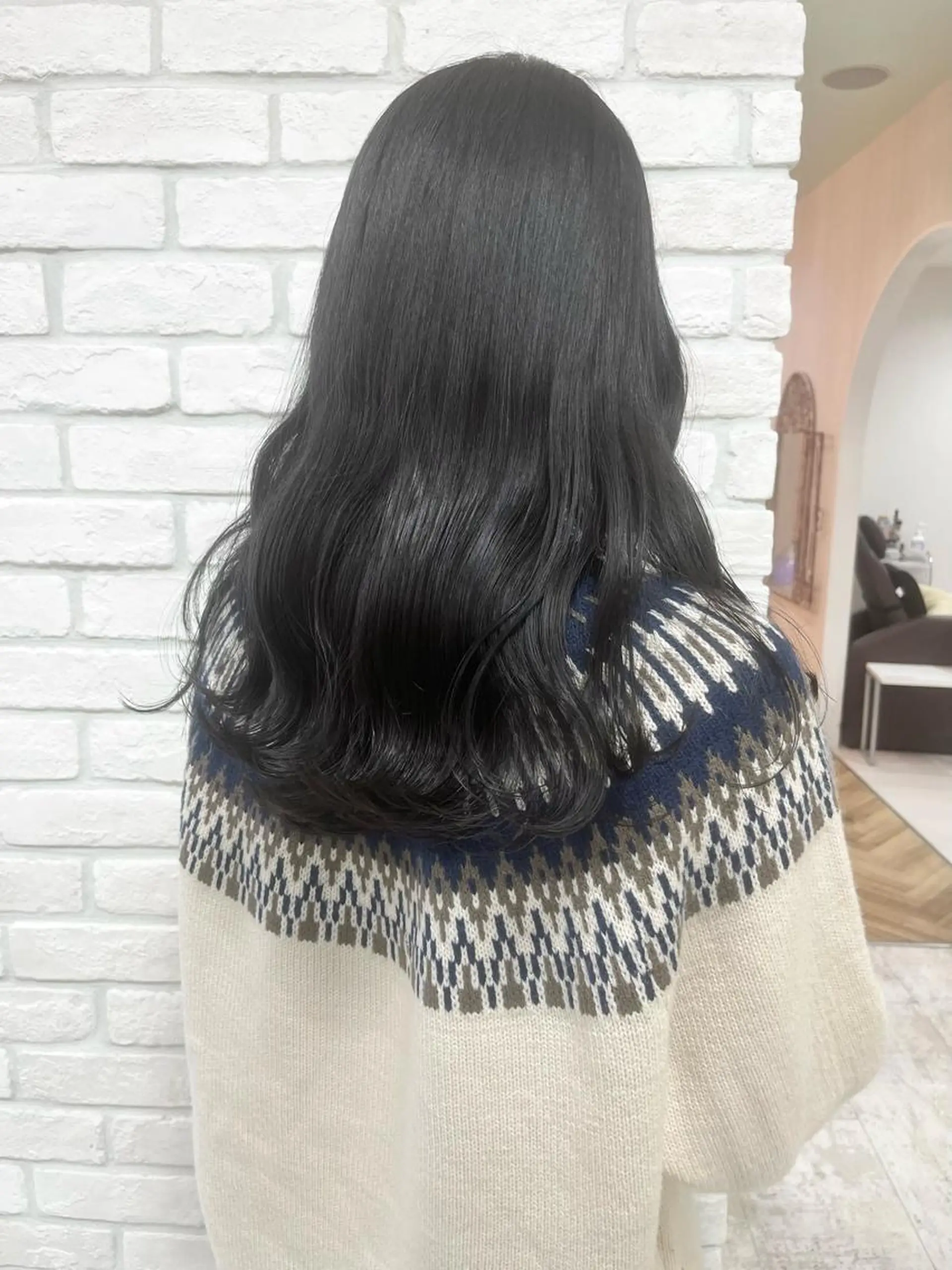 ミディアム カラー ヘアアレンジ カット ヘアカラー ブリーチなし/ レイヤー🌿runaのヘアスタイル