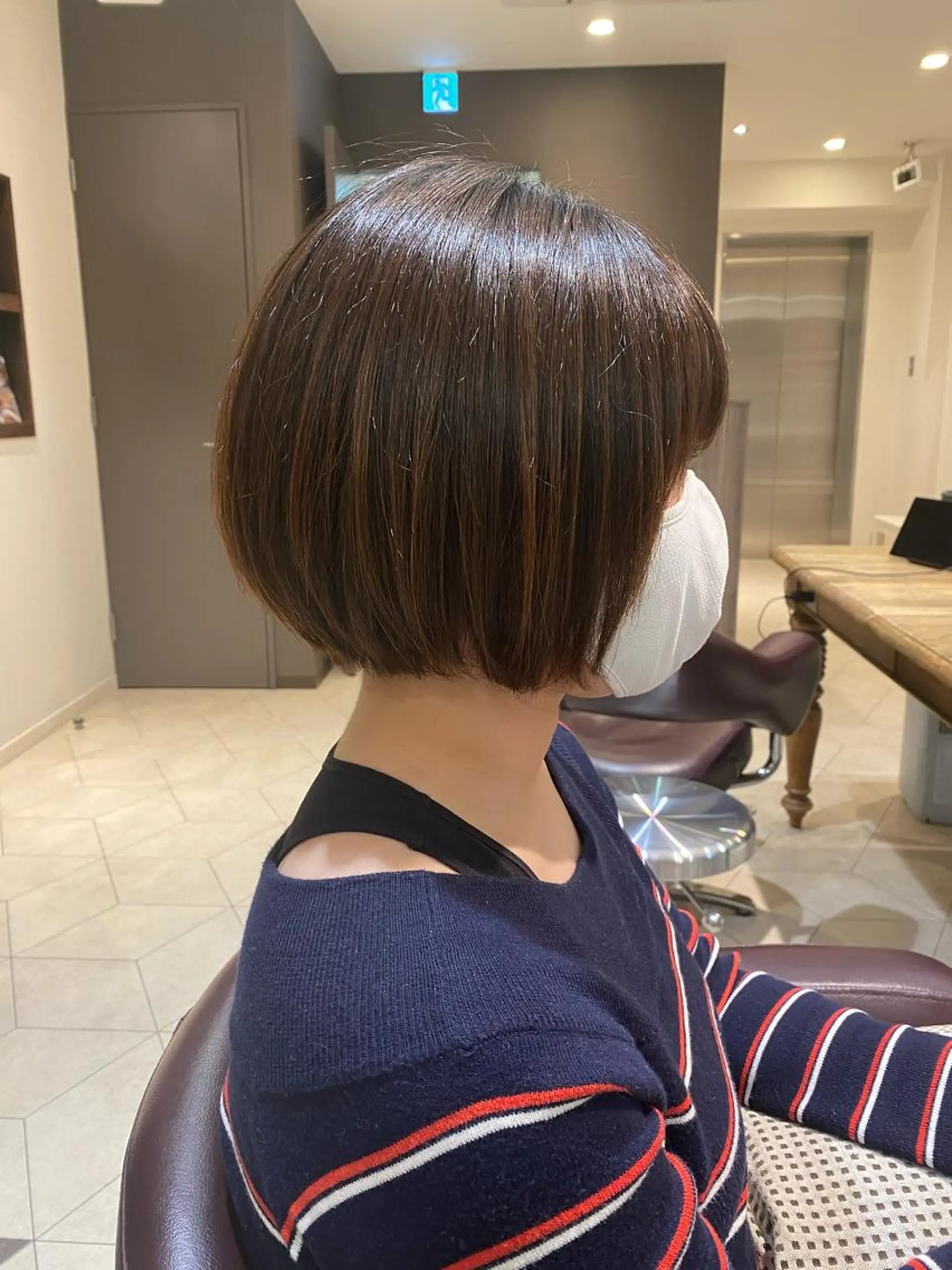 ショート ボブ 大倉 未波のヘアスタイル