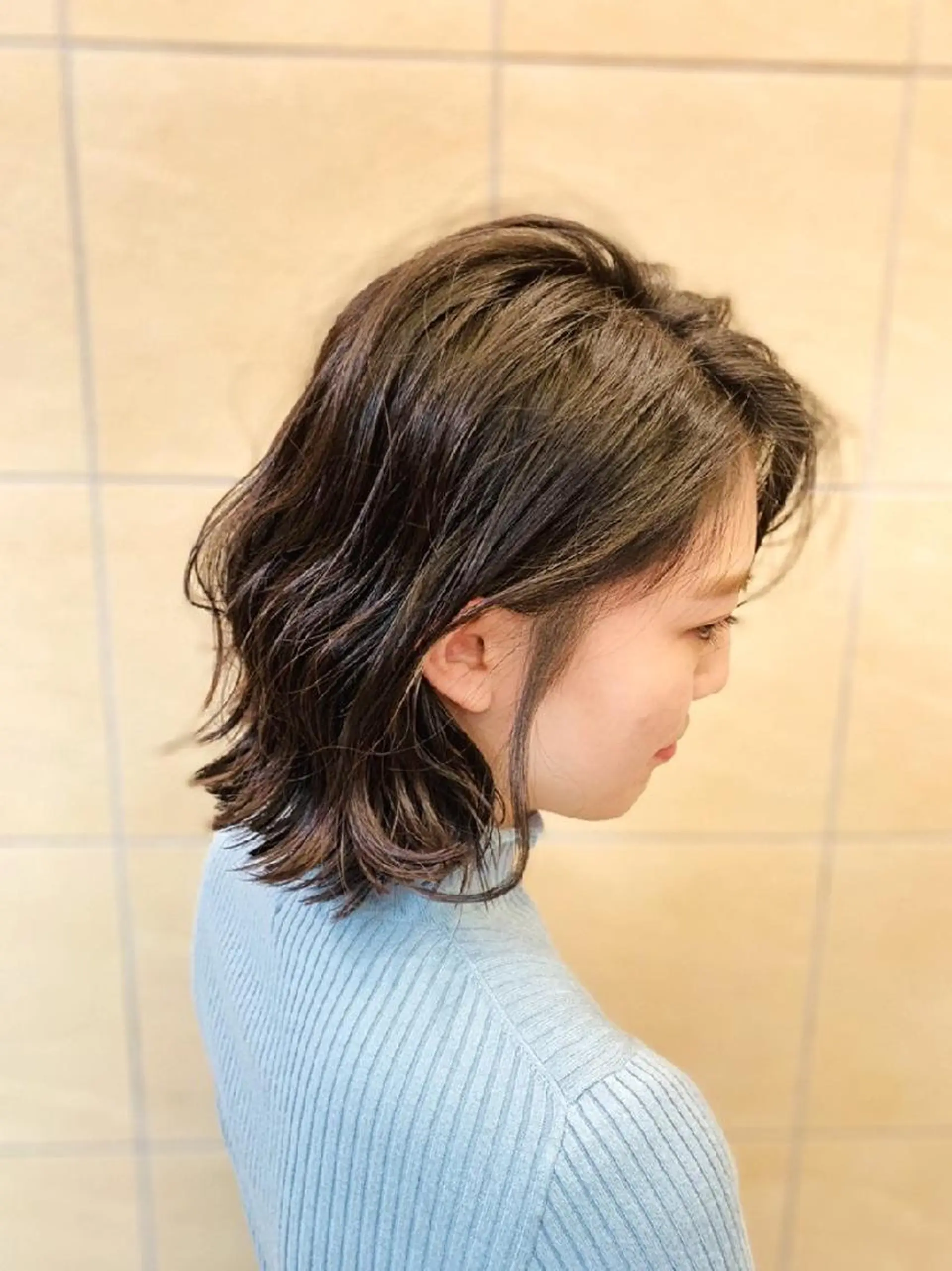 ミディアム カラー 髪質改善特化美容師 小林和哉のヘアスタイル