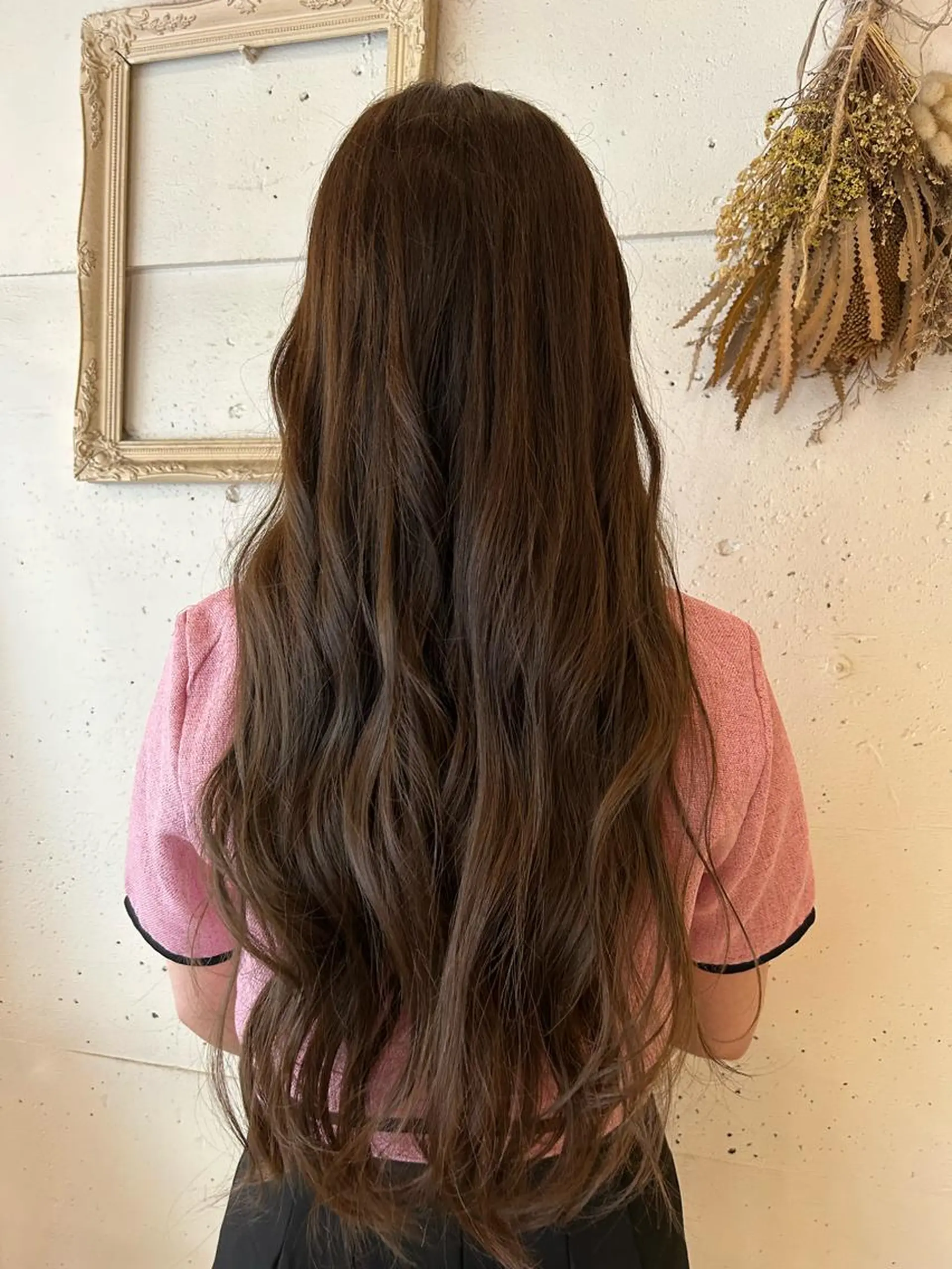 ロング カラー あずま みゆのヘアスタイル