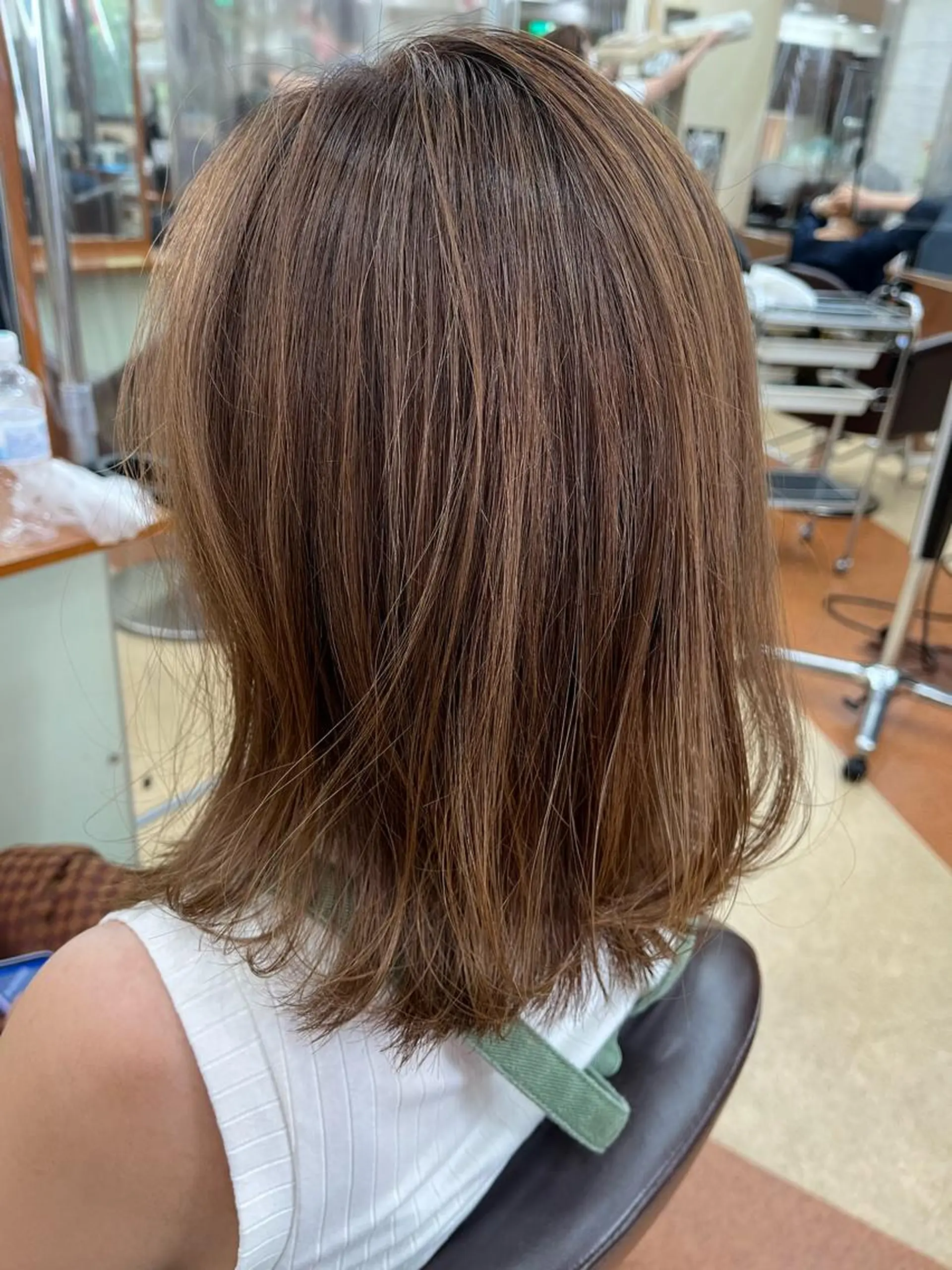 セミロング カラー 【ニュアンスカラー・ 髪質改善】スズキカナのヘアスタイル