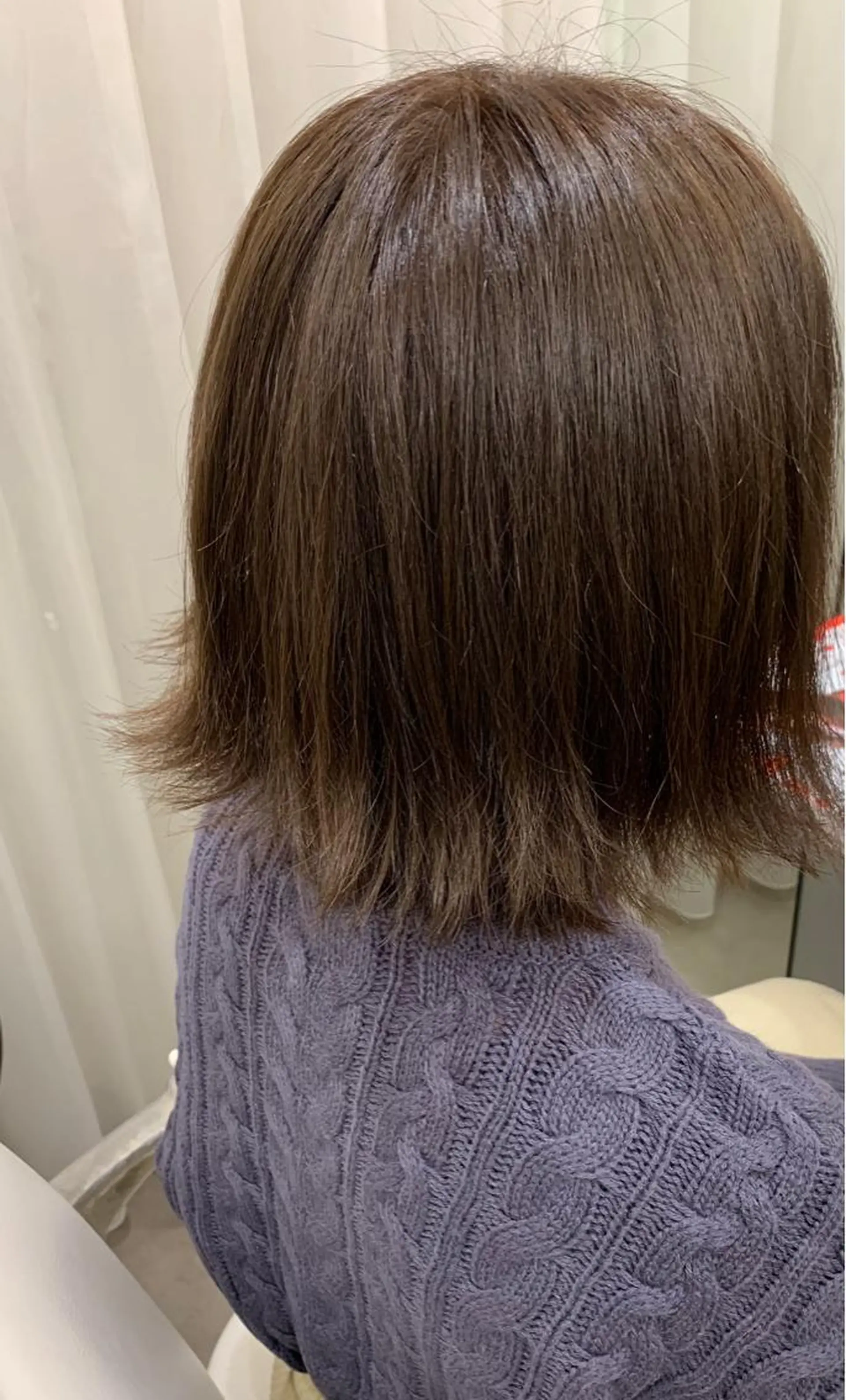 ミディアム カラー 切りっぱなしボブ ボブ 外ハネヘア PEAKHAIR所属・ヨシザキ ユタカのその他イメージ