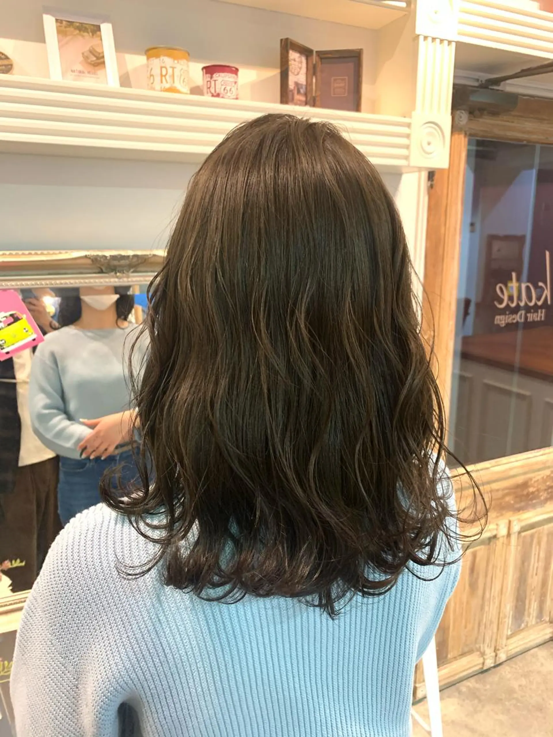 セミロング ヘアカラー トリートメント ヘッドスパ ヘアセット 大宮/山口 竣也のヘアスタイル