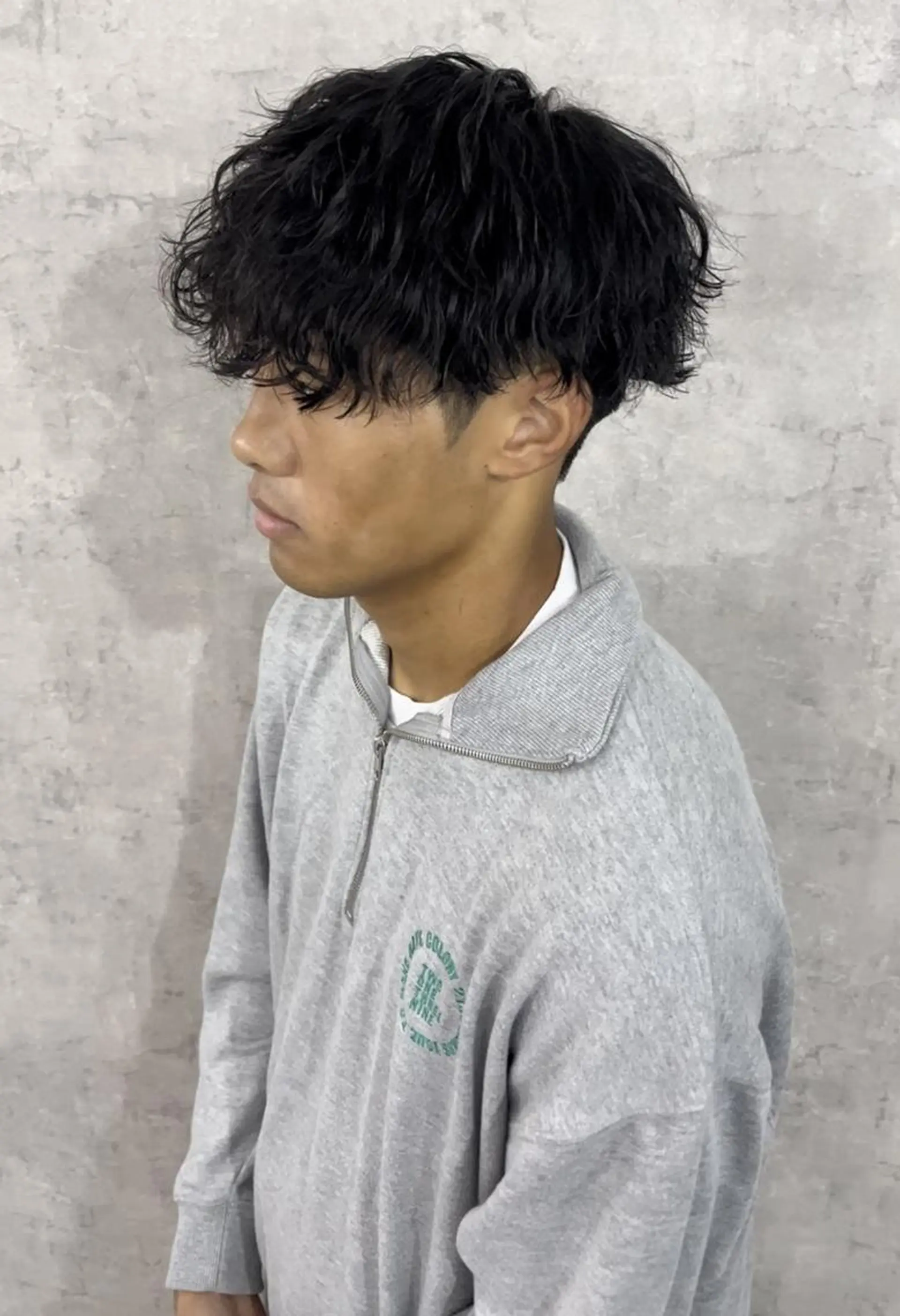 ミディアム ミディアムパーマ カット パーマ トリートメント ヘアセット Men's Eir Kodamaのヘアスタイル