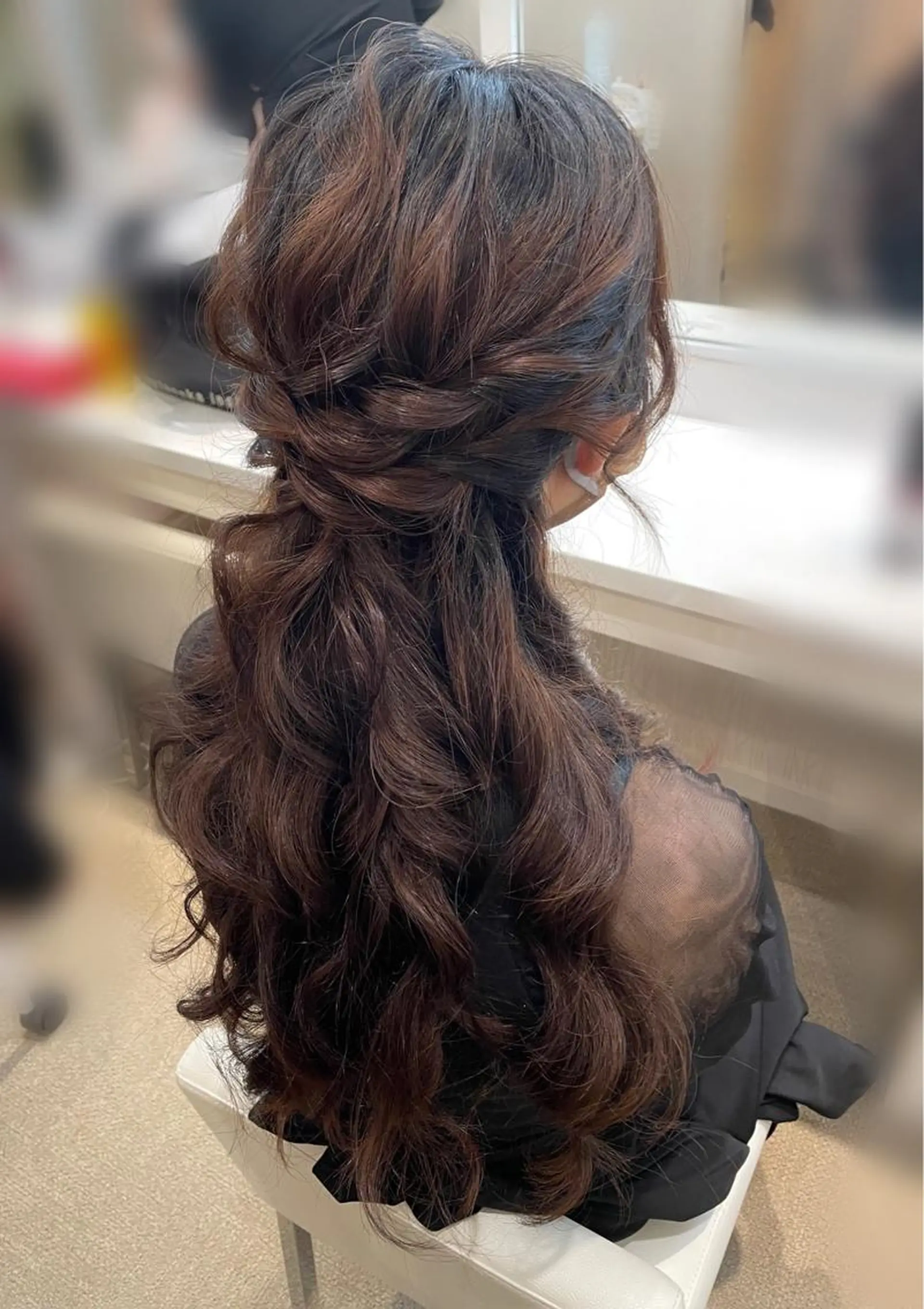 ヘアアレンジ ハーフアップ Arrange annaのヘアスタイル