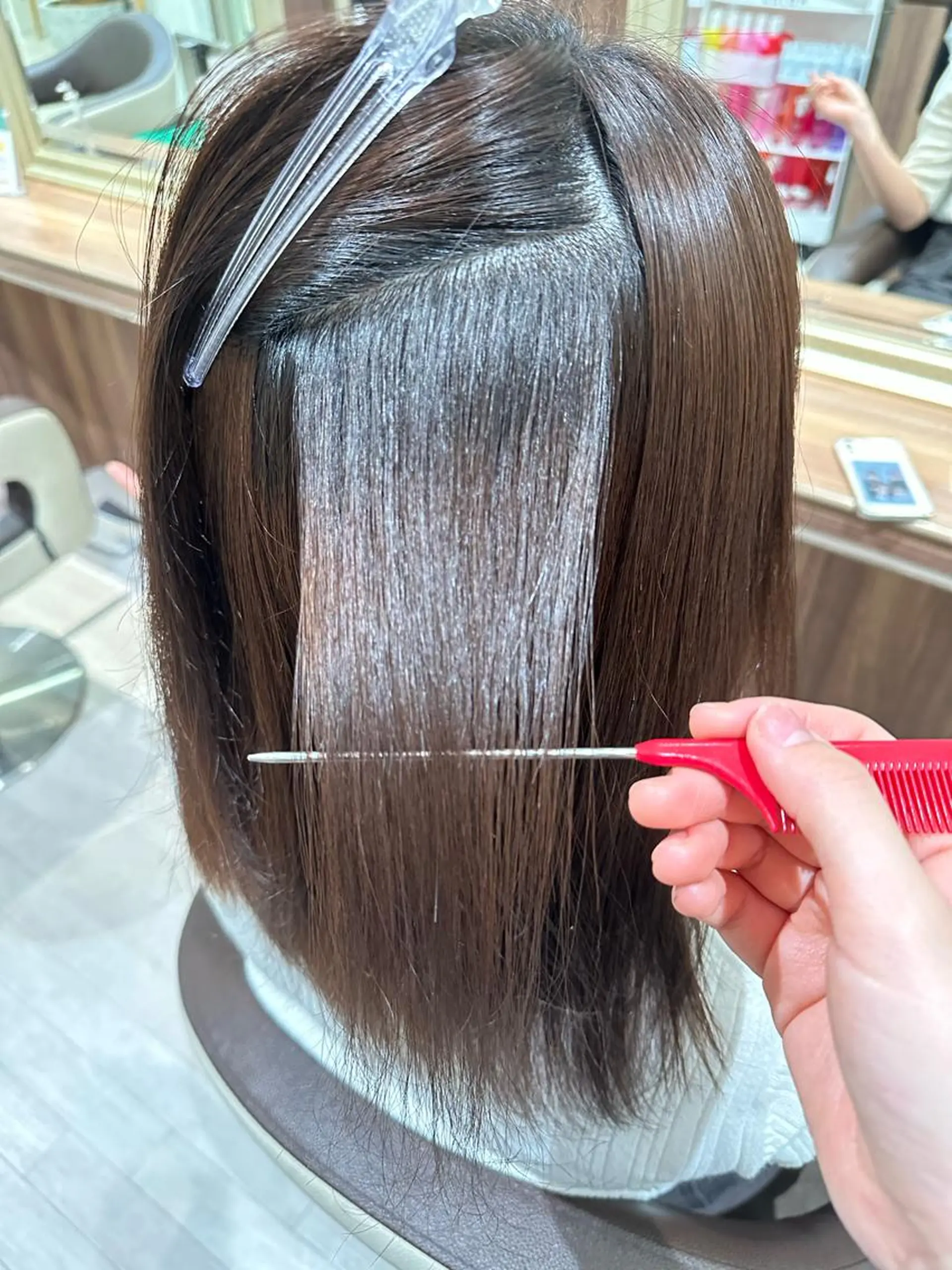 セミロング 縮毛矯正 清瀬駅/痛ませない 縮毛矯正/山崎のヘアスタイル